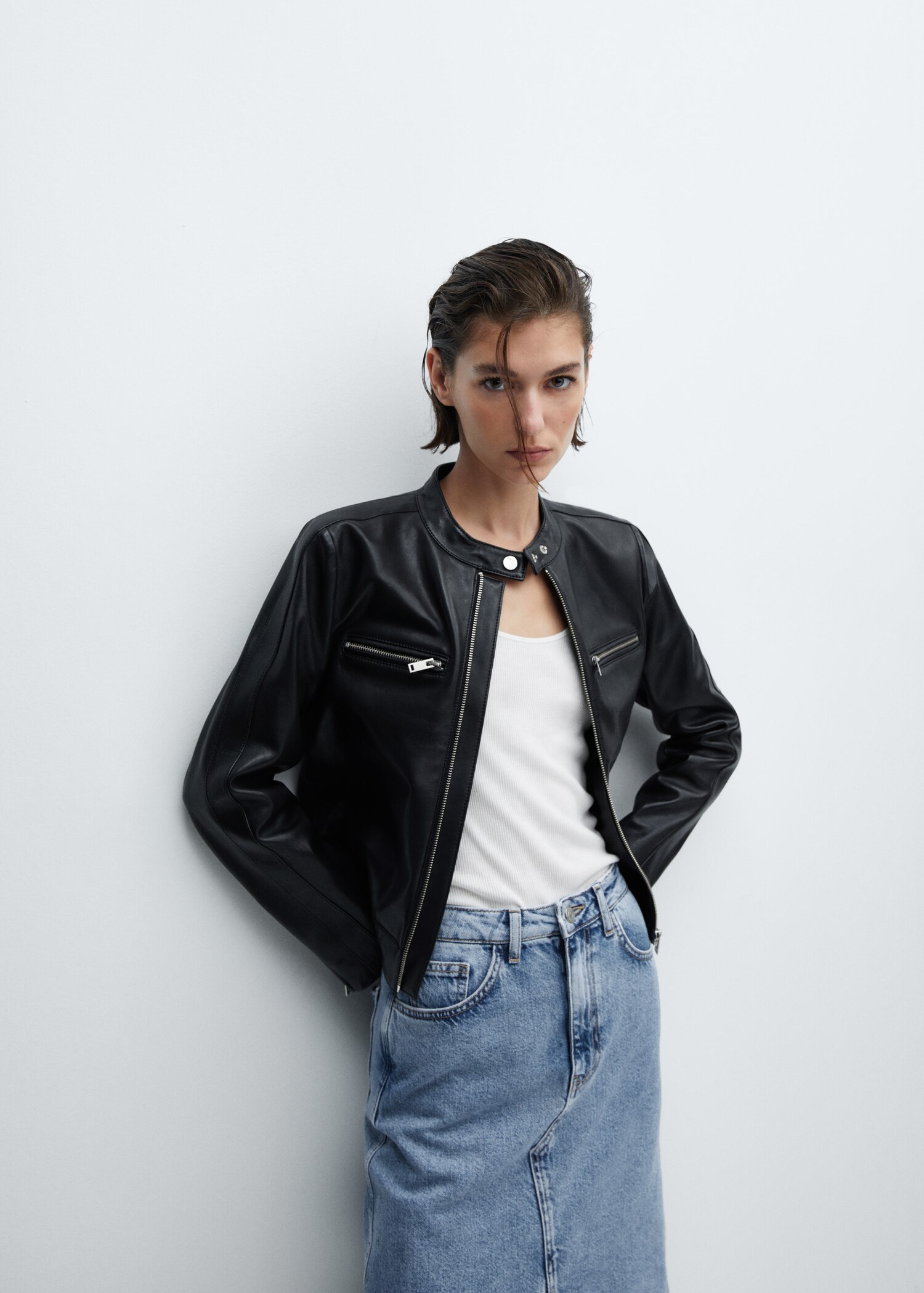 Midi denim etek - Ürün detayı 2