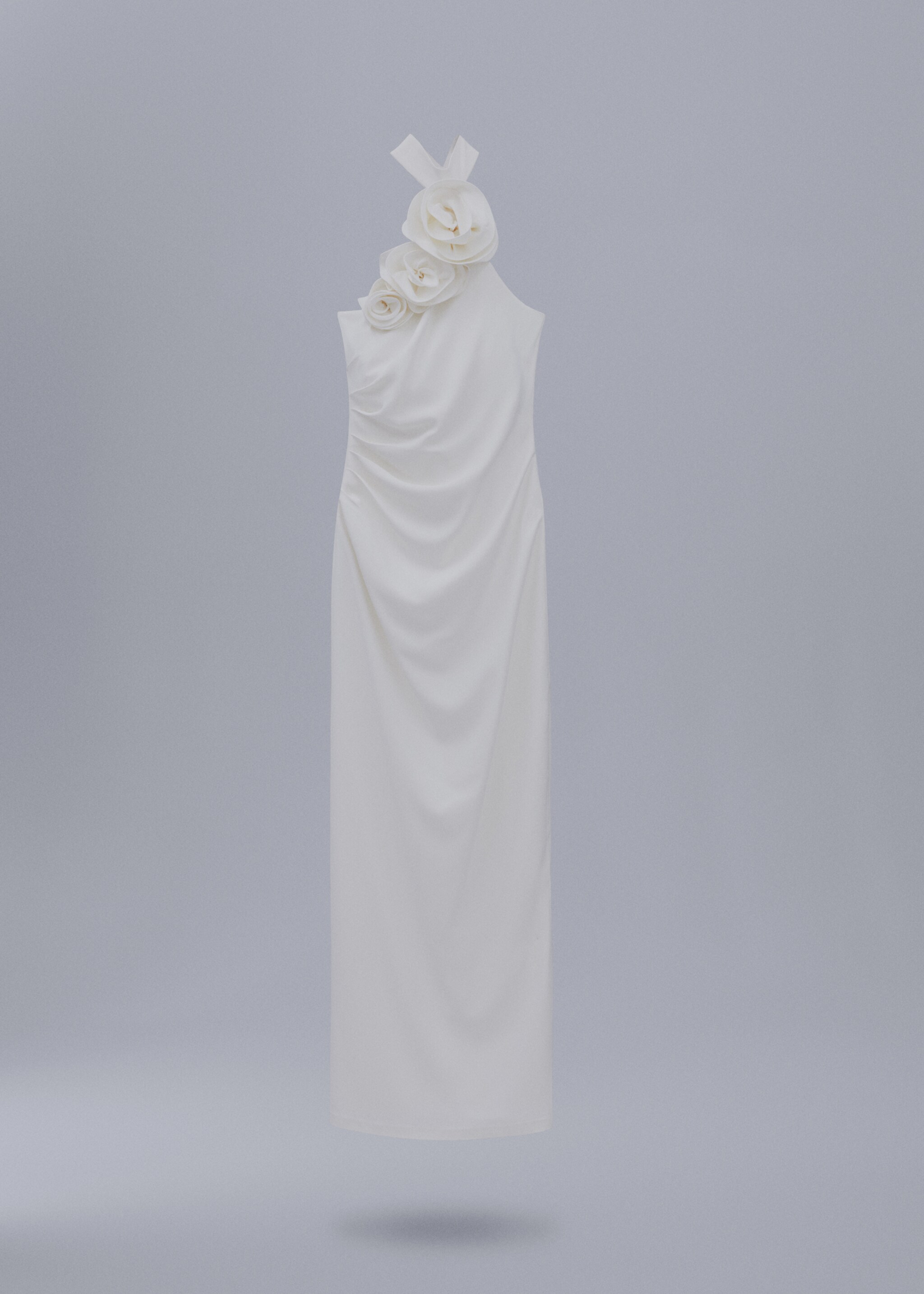 Vestido maxi flores abertura - Artículo sin modelo