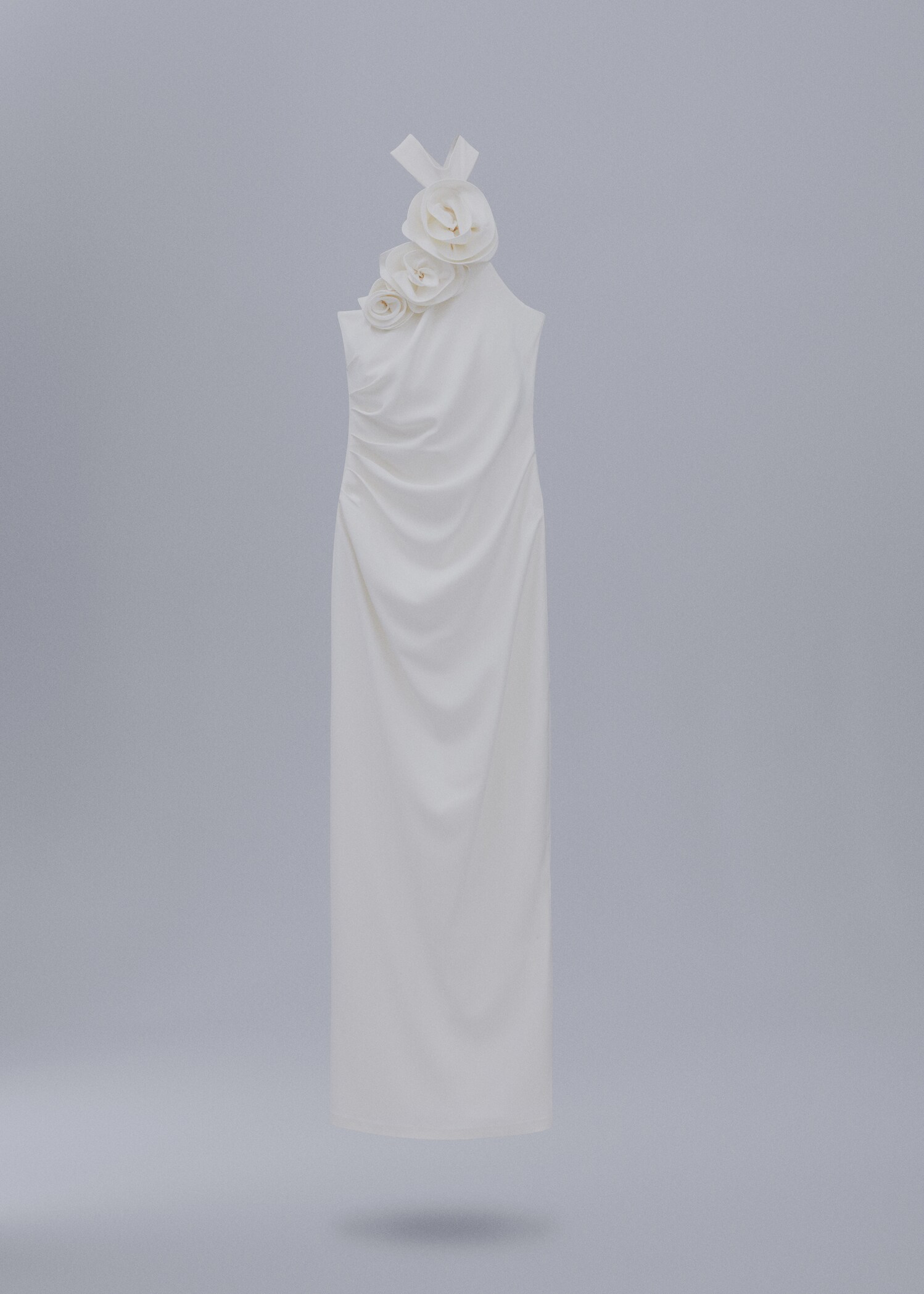 Vestido maxi flores abertura - Artículo sin modelo