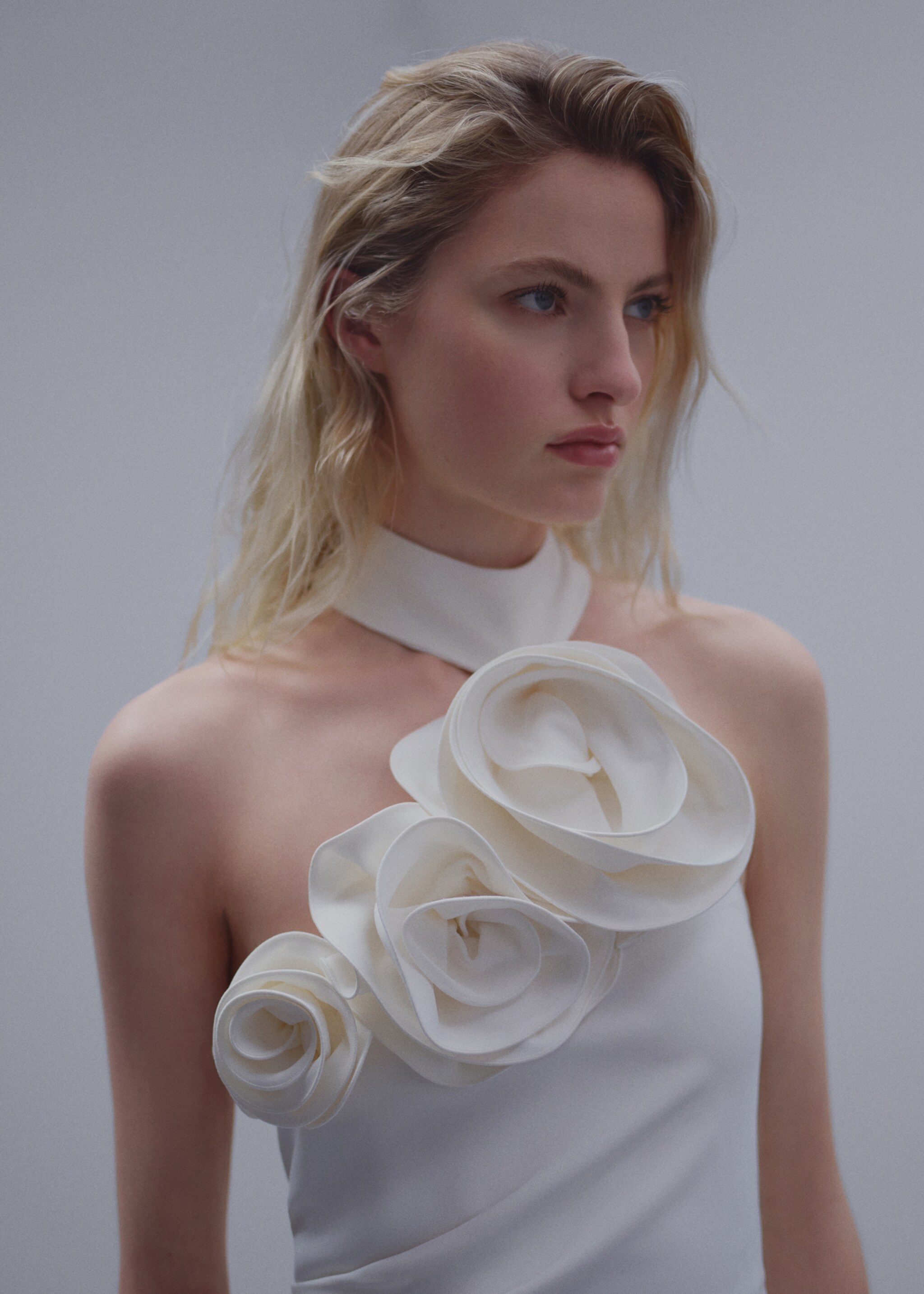Vestido maxi flores abertura - Detalle del artículo 1