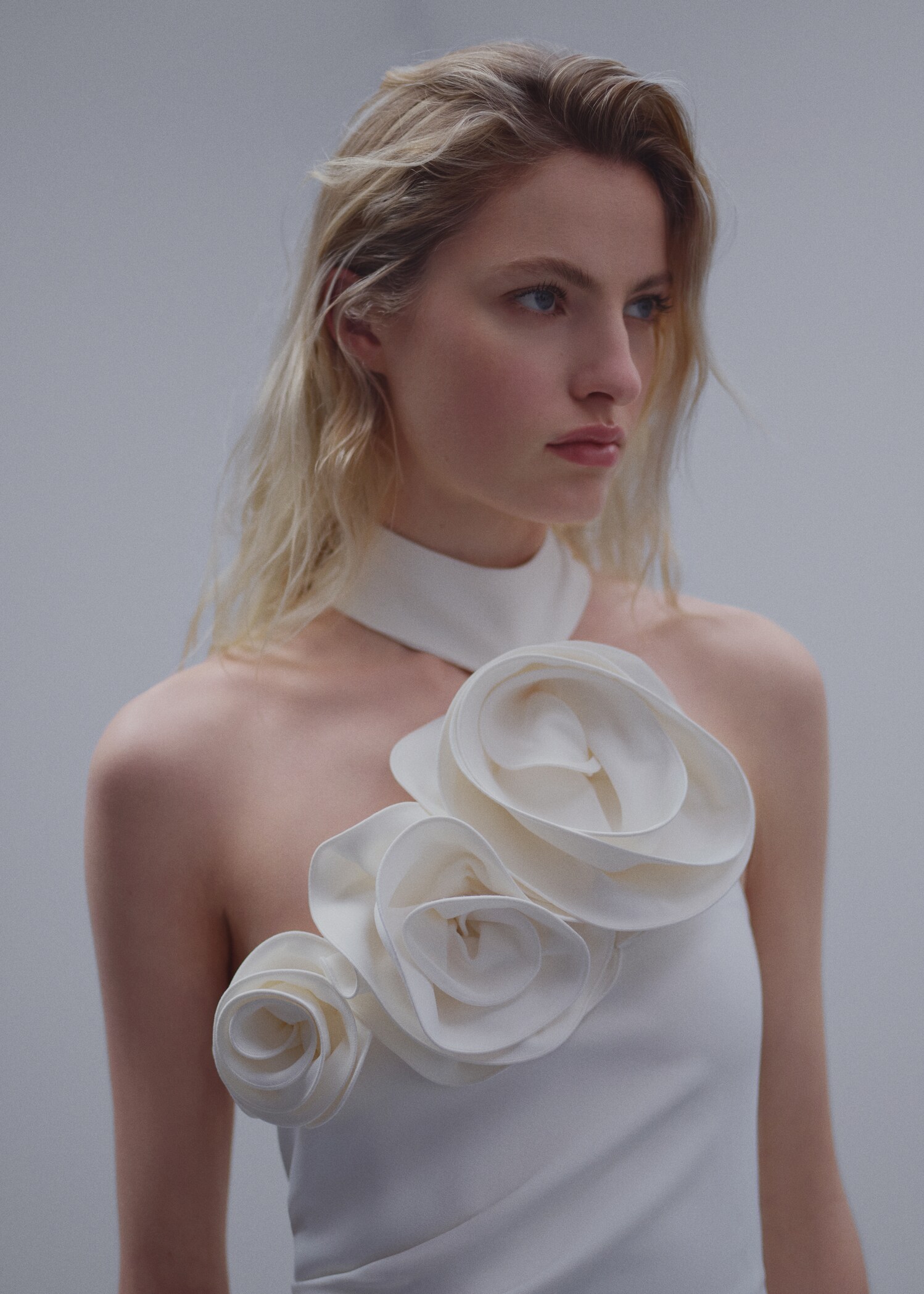 Vestido maxi flores abertura - Detalle del artículo 1