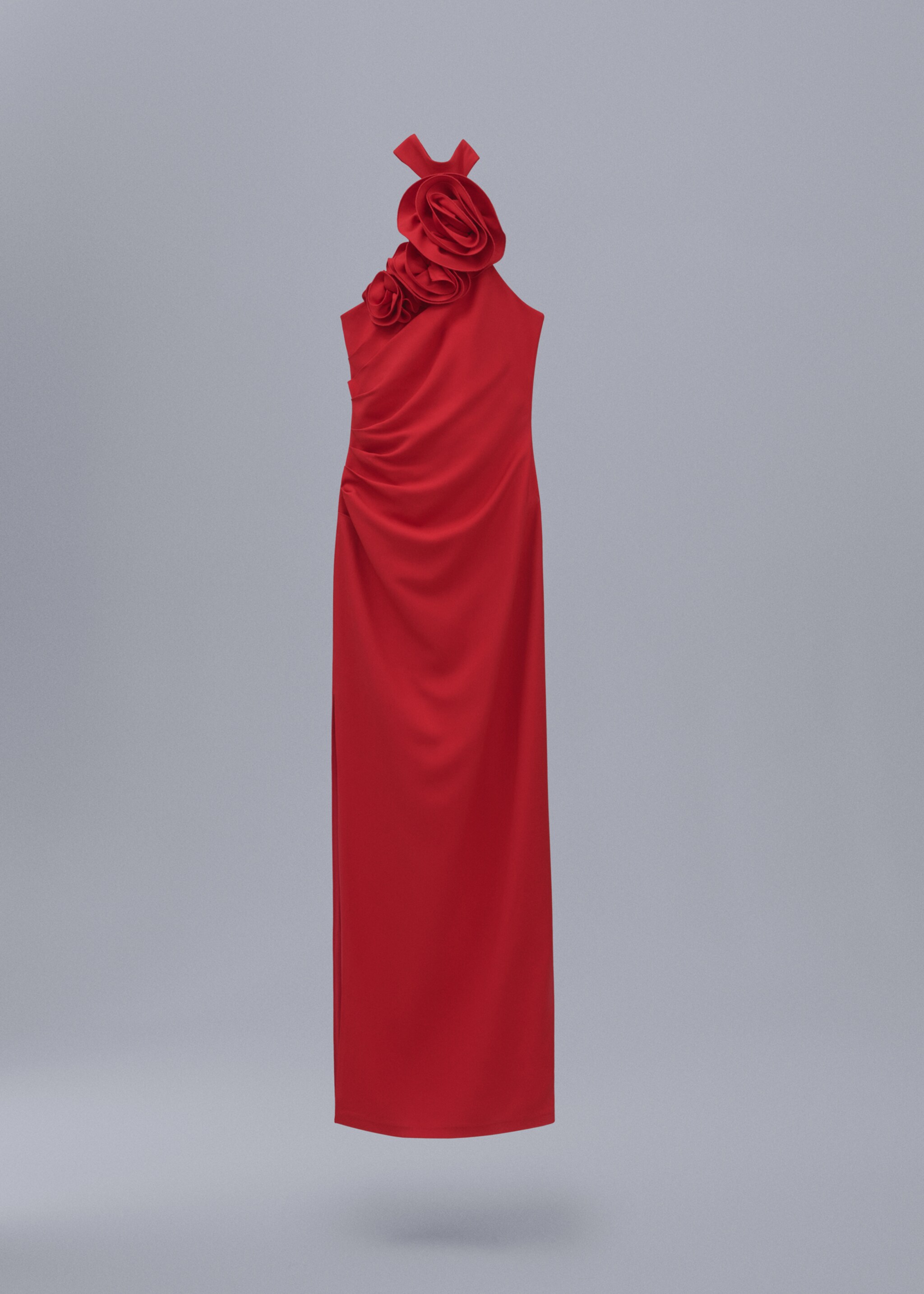 Vestido maxi flores abertura - Artículo sin modelo