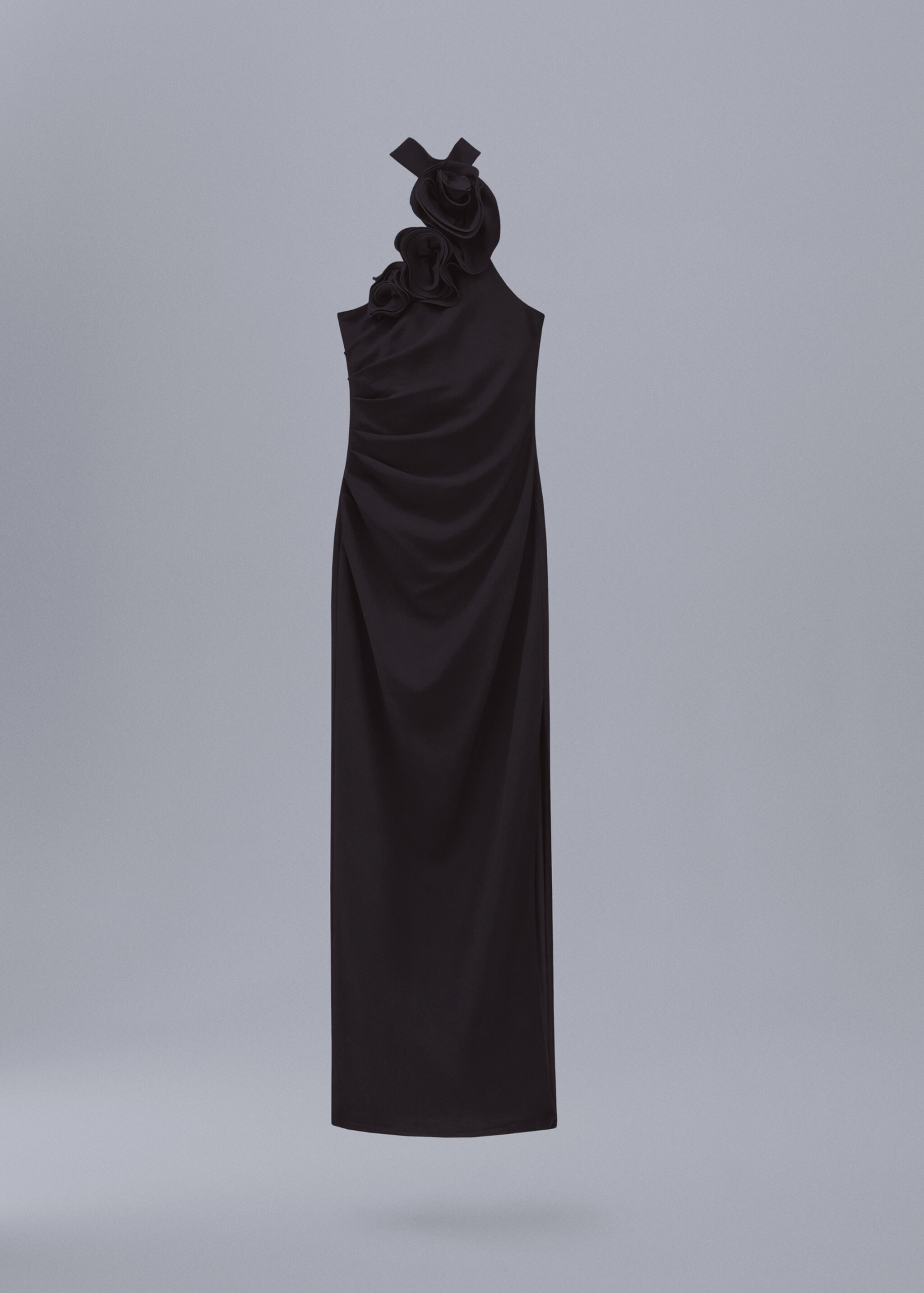 Vestido maxi flores abertura - Artículo sin modelo