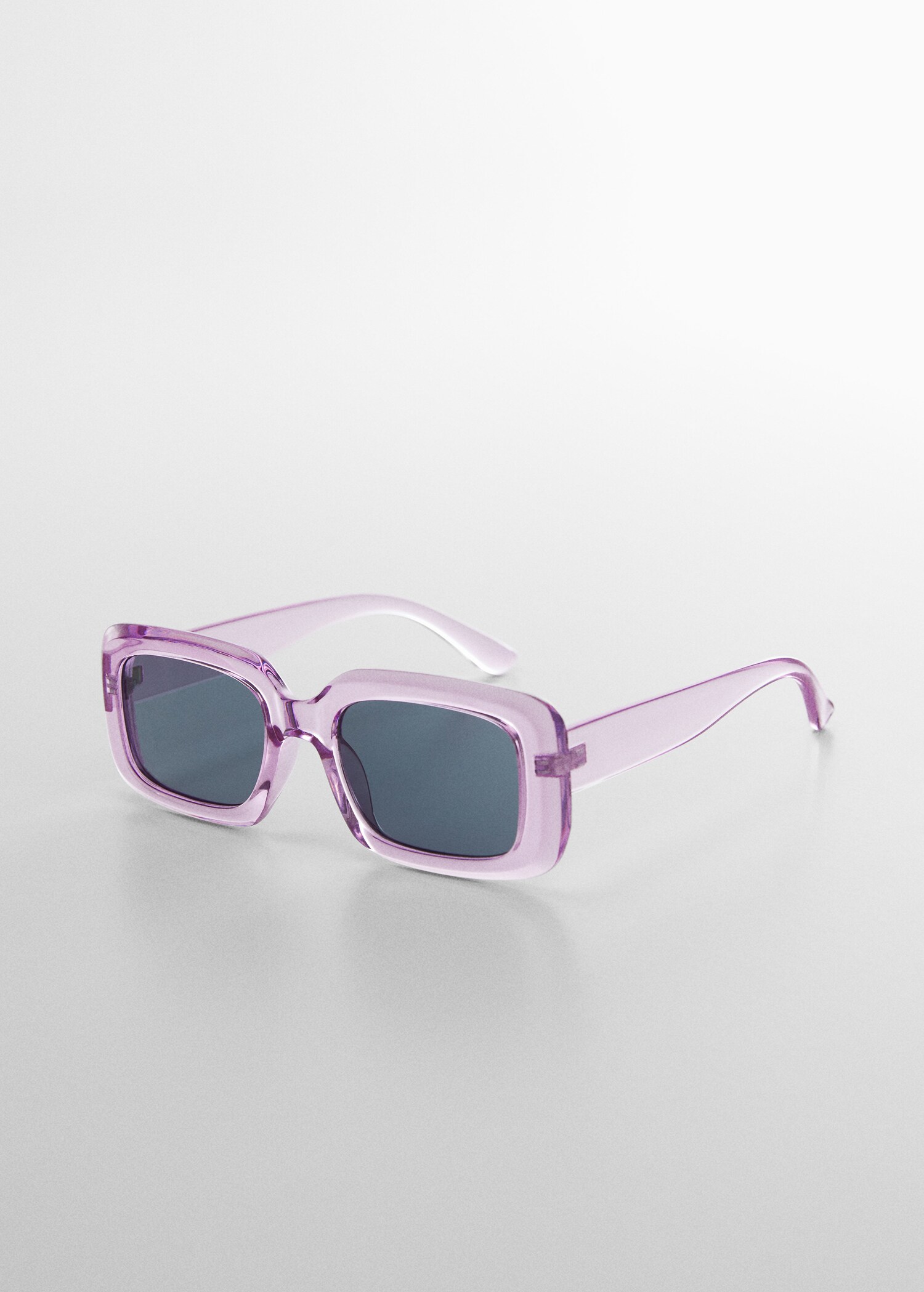 Rechteckige Sonnenbrille - Mittlere Ansicht