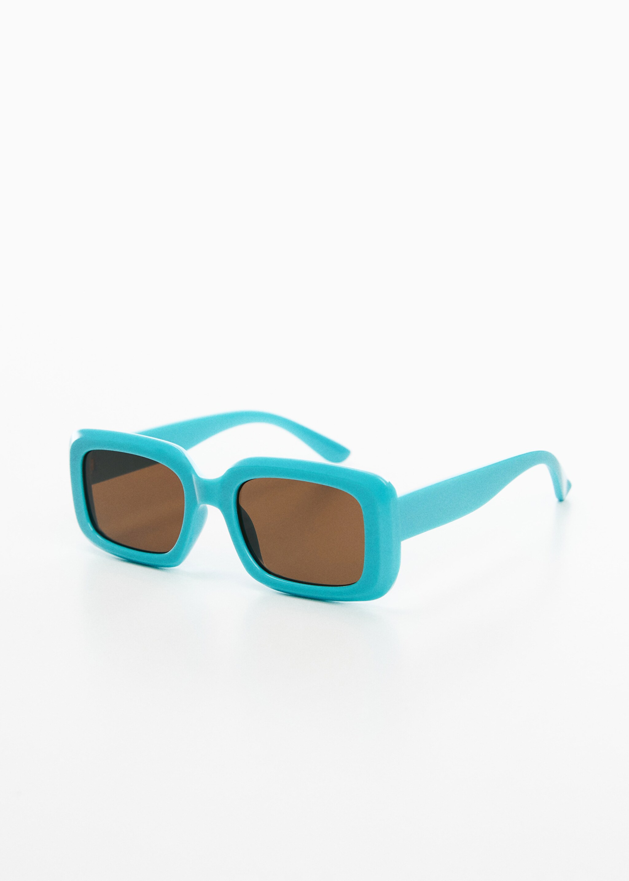 Rectangular sunglasses - Medium plane, Turquoise. Ref: 57062503-00.
