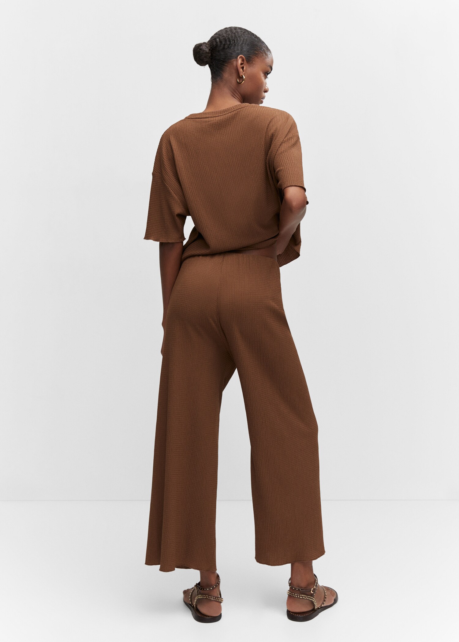 Camiseta oversize textura - Reverso del artículo