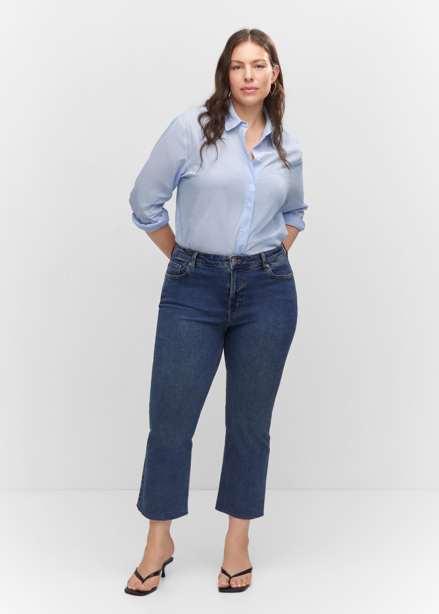 Sienna flare crop jean pantolon - Ürün detayı 3