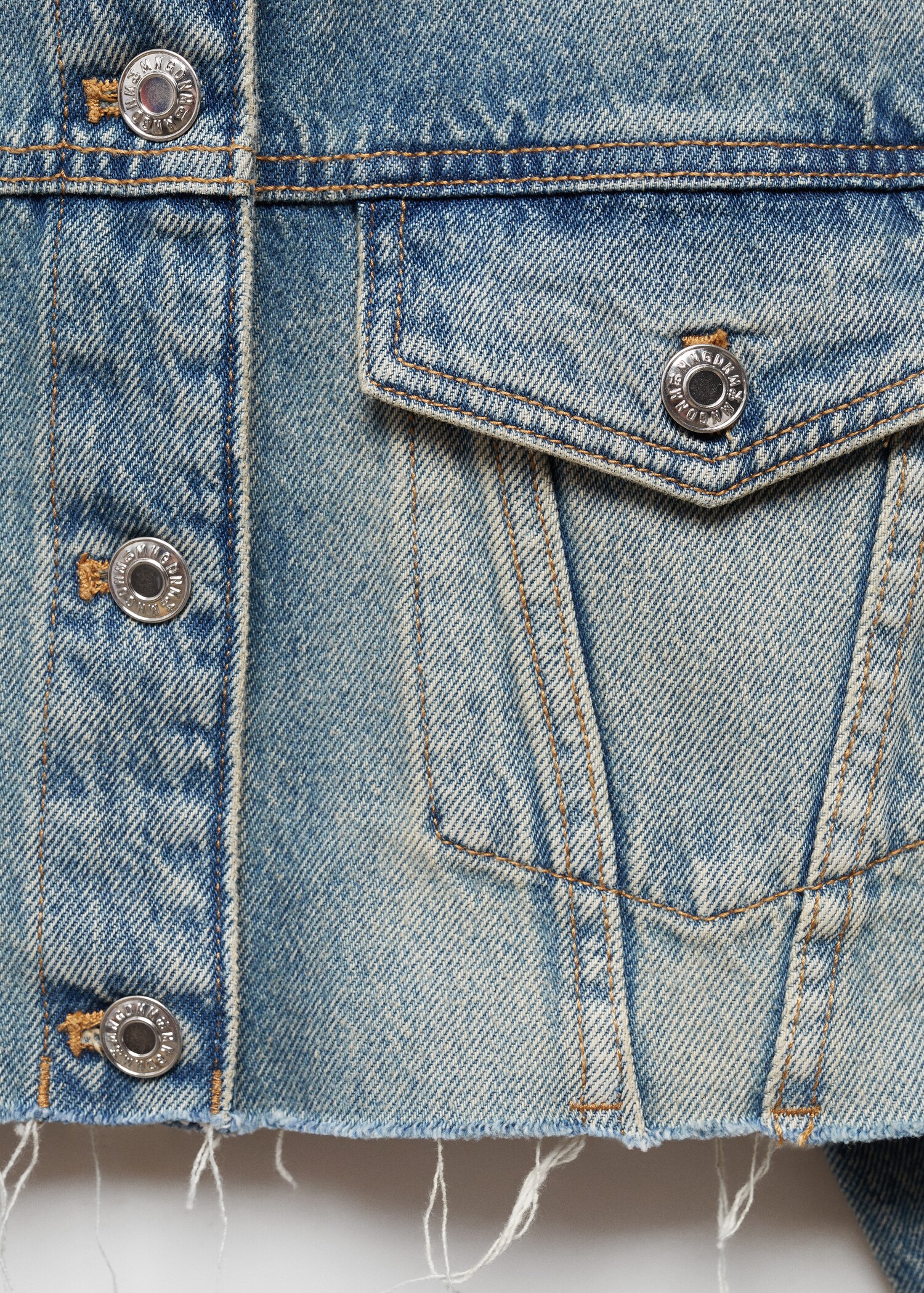 Blouson jean crop  - Details of the article 8