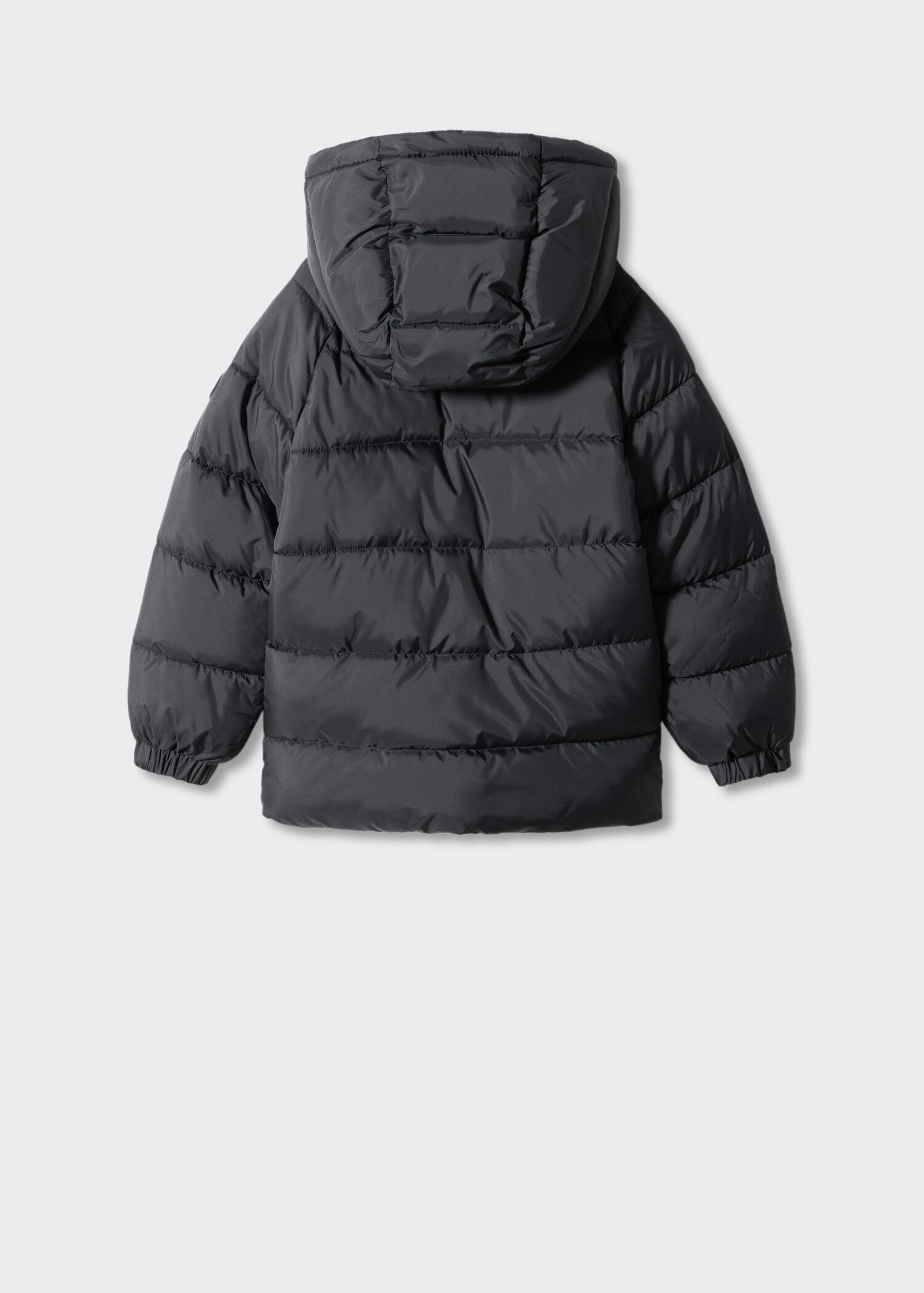 Hood quilted coat - Обратна страна на артикула