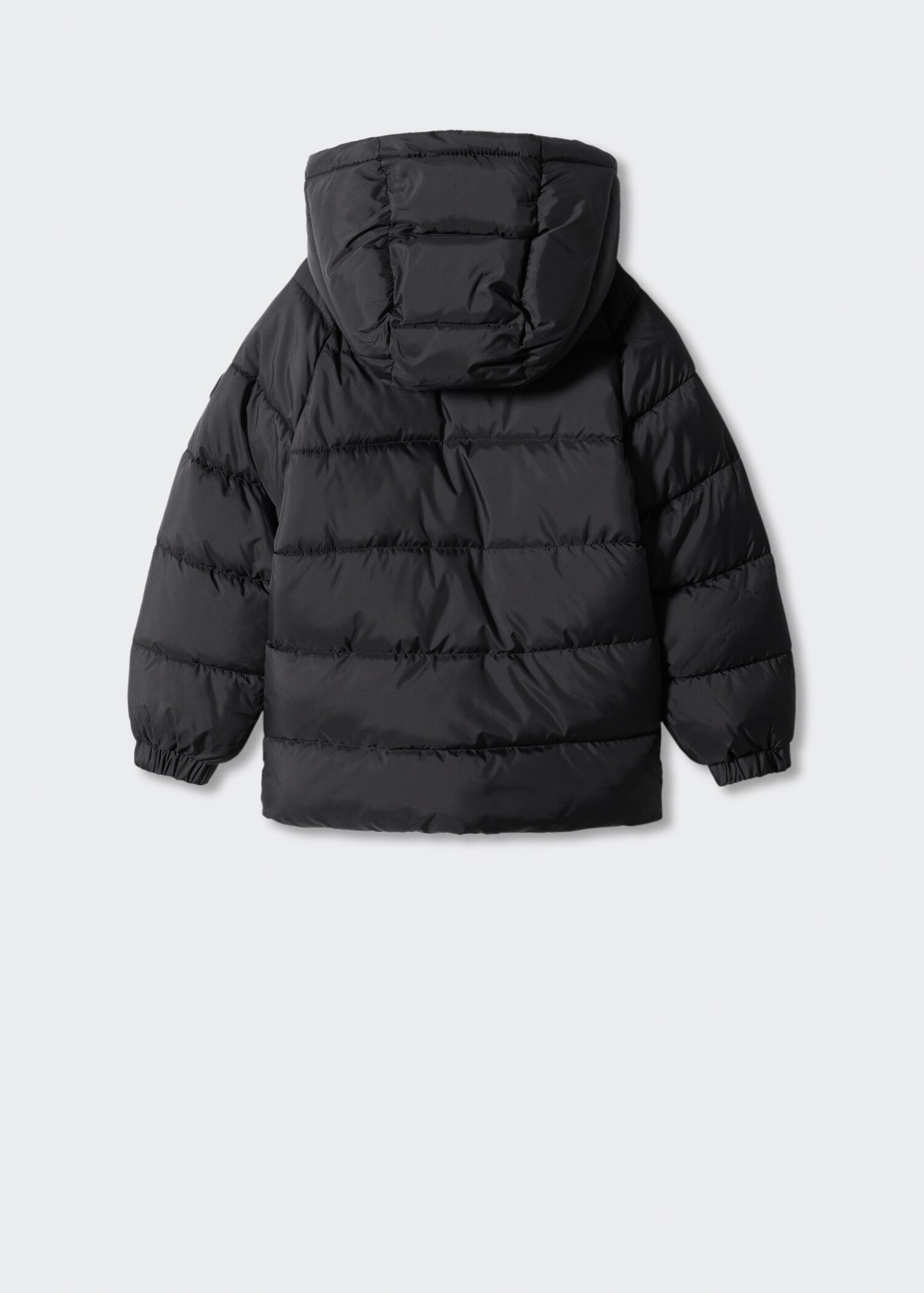 Hood quilted coat - Обратна страна на артикула
