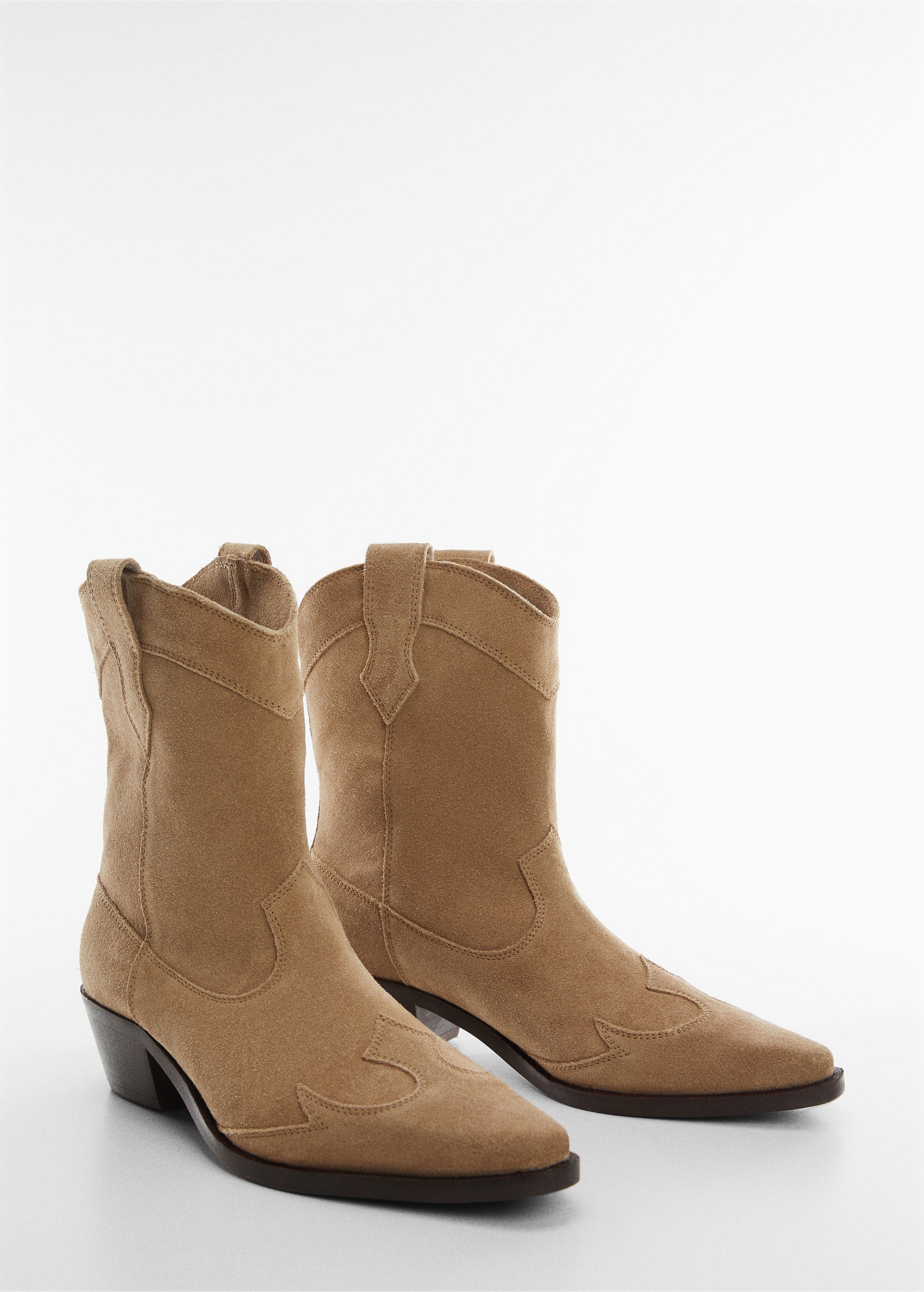 Botas Camperas Bota Piel Cowboy Mango Botas Cowboy Botines En