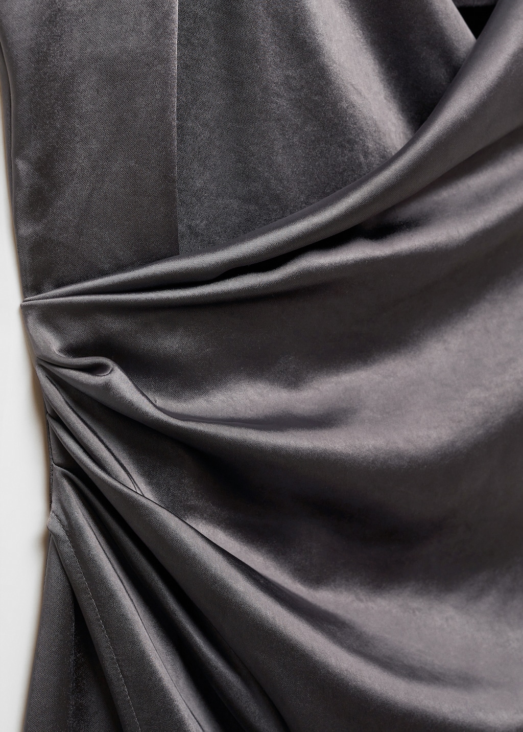 Short draped wrap dress - Women | MANGO Montenegro Short draped wrap dress - Women | MANGO Montenegro