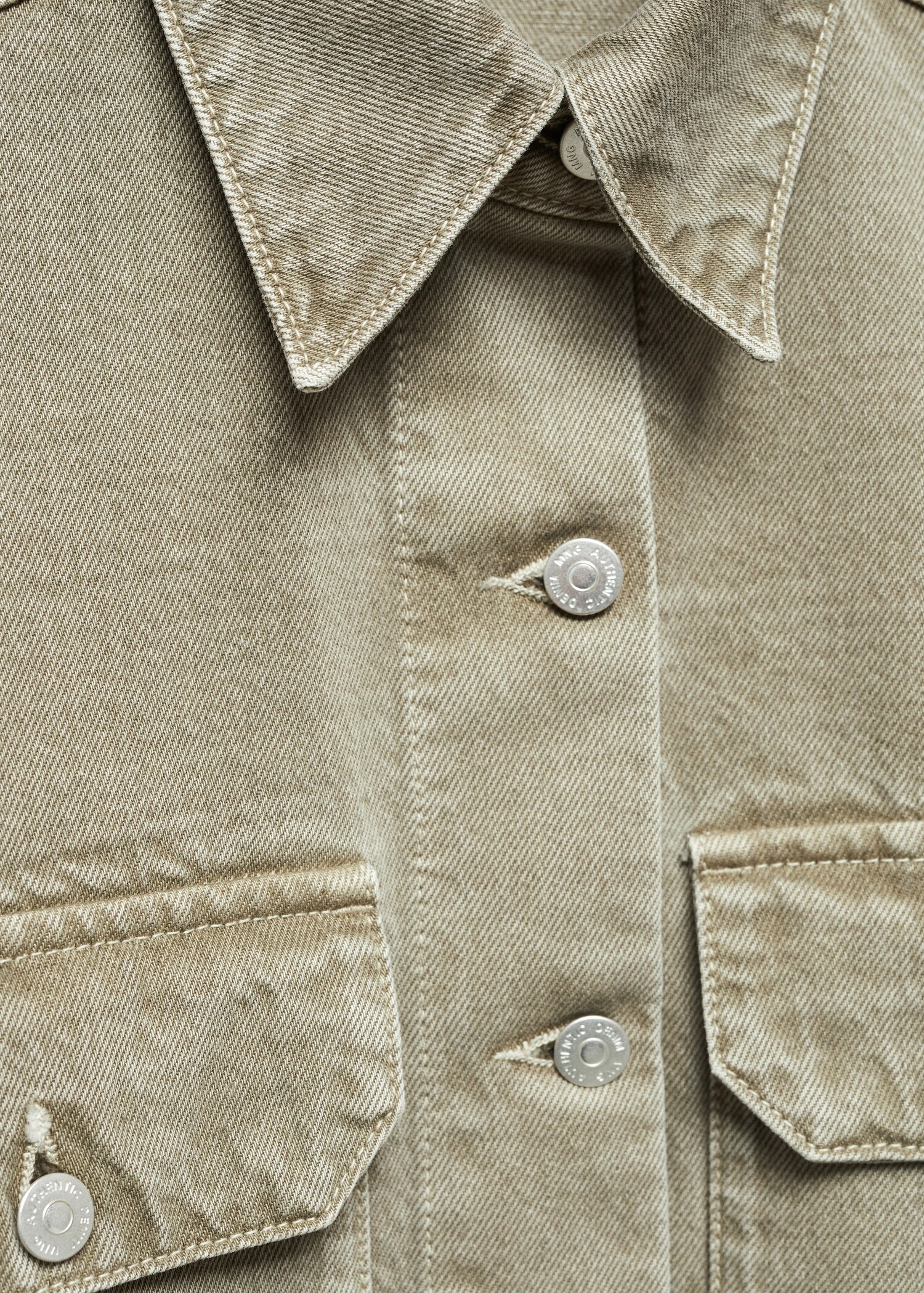 Pocket denim overshirt - Details of the article 8