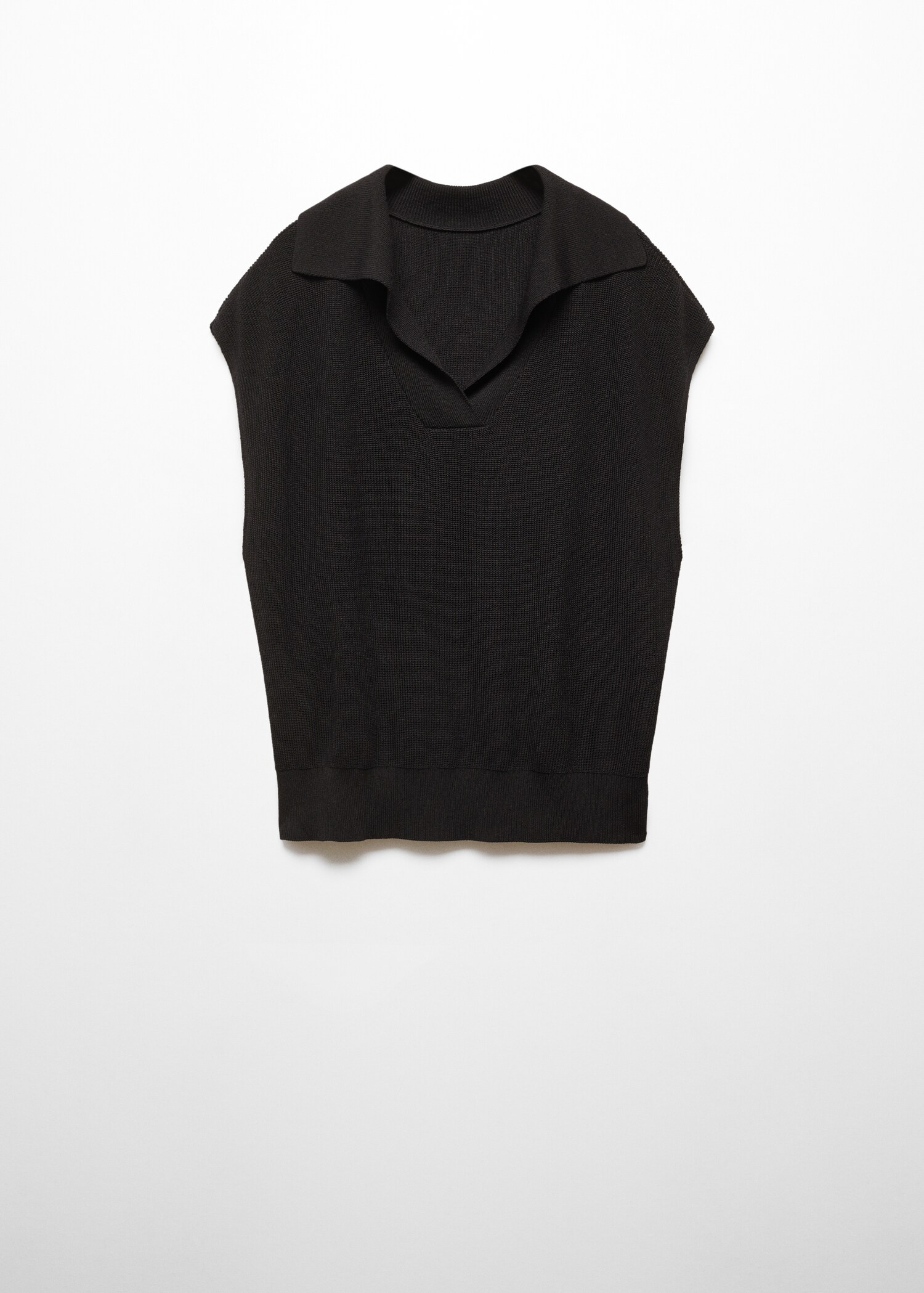 Chaleco punto cuello polo - Artículo sin modelo