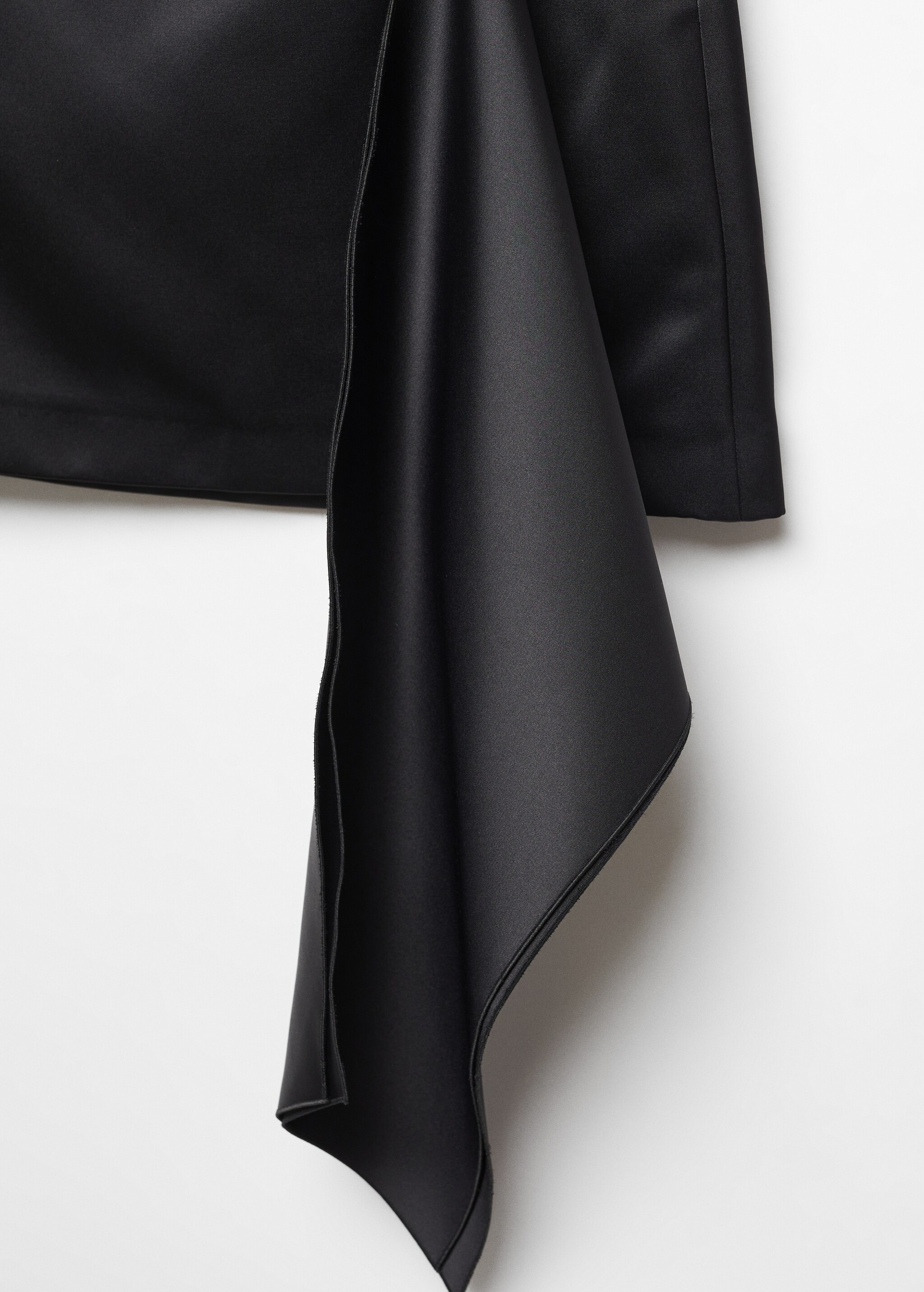 Bow satin miniskirt - Details of the article 8