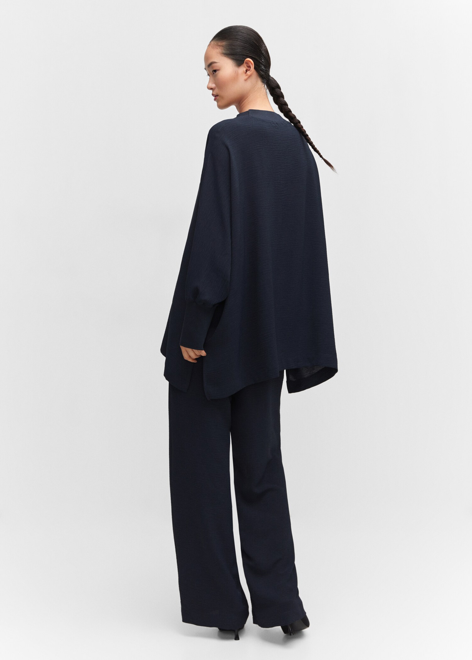 Sudadera oversize textura - Reverso del artículo