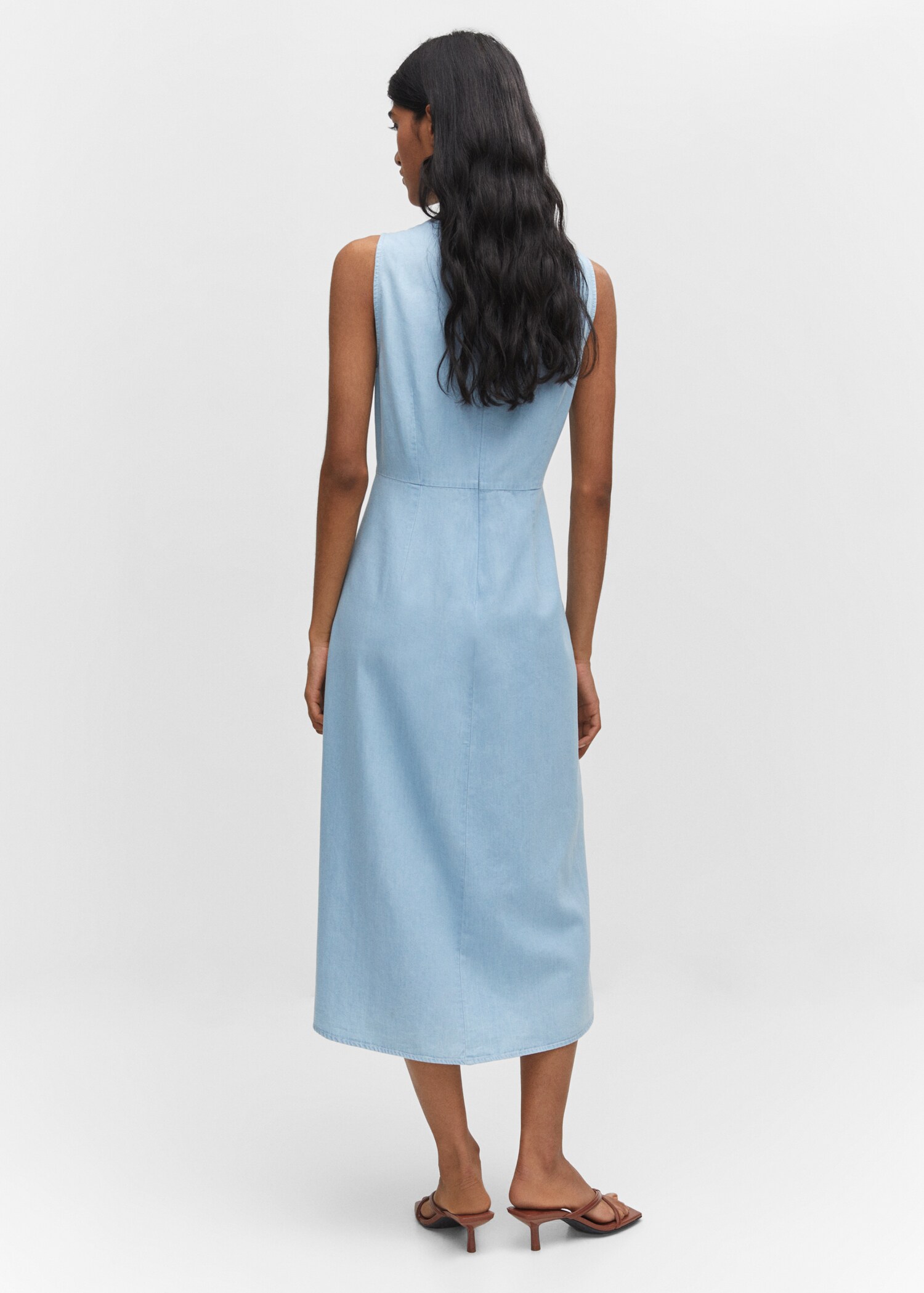 Midi-dress with knot detail - Reverse of the article