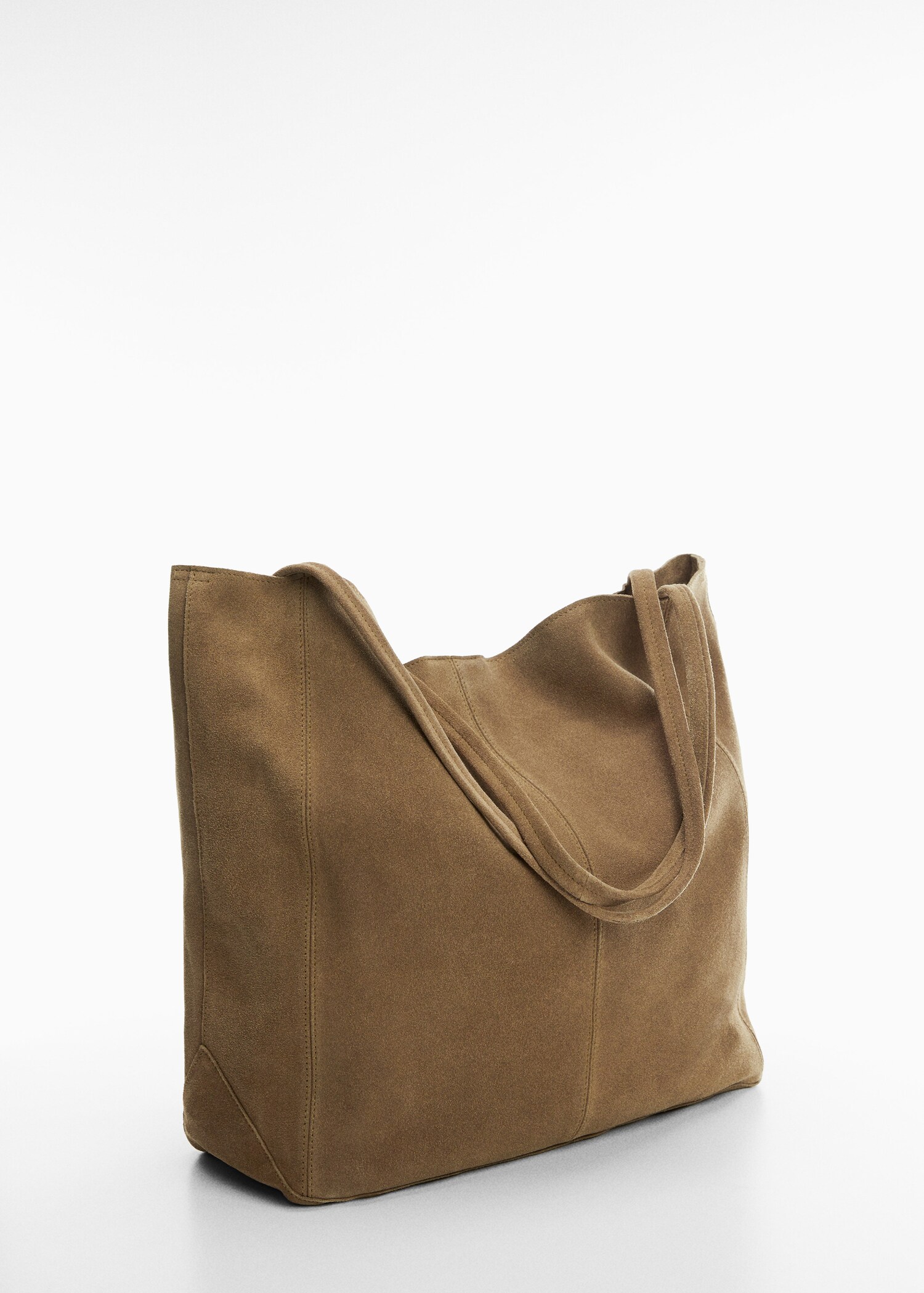 Sac shopper cuir - Medium plane