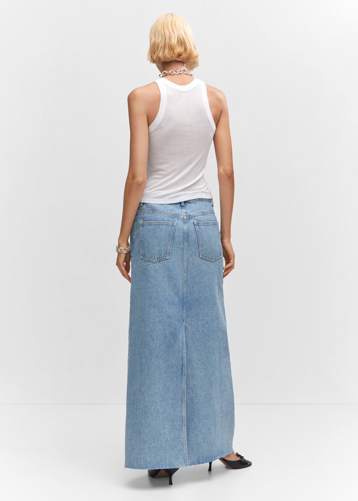 Top cuello halter - Reverso del artículo