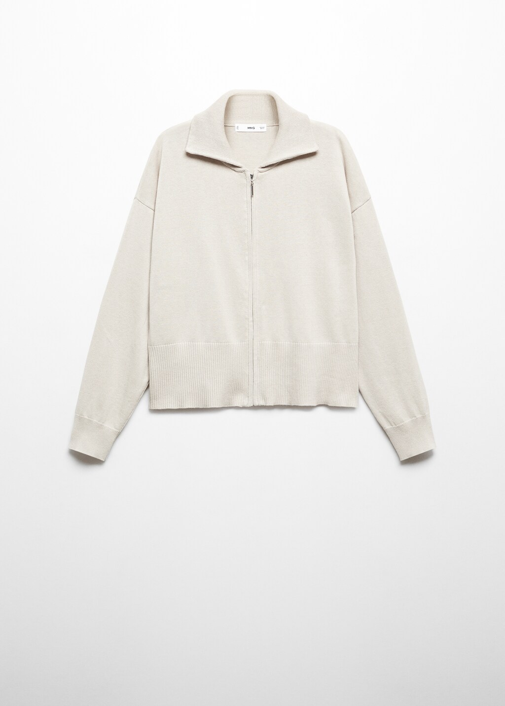 Cotton and linen pyjama jacket with zip - Women | MANGO Japan