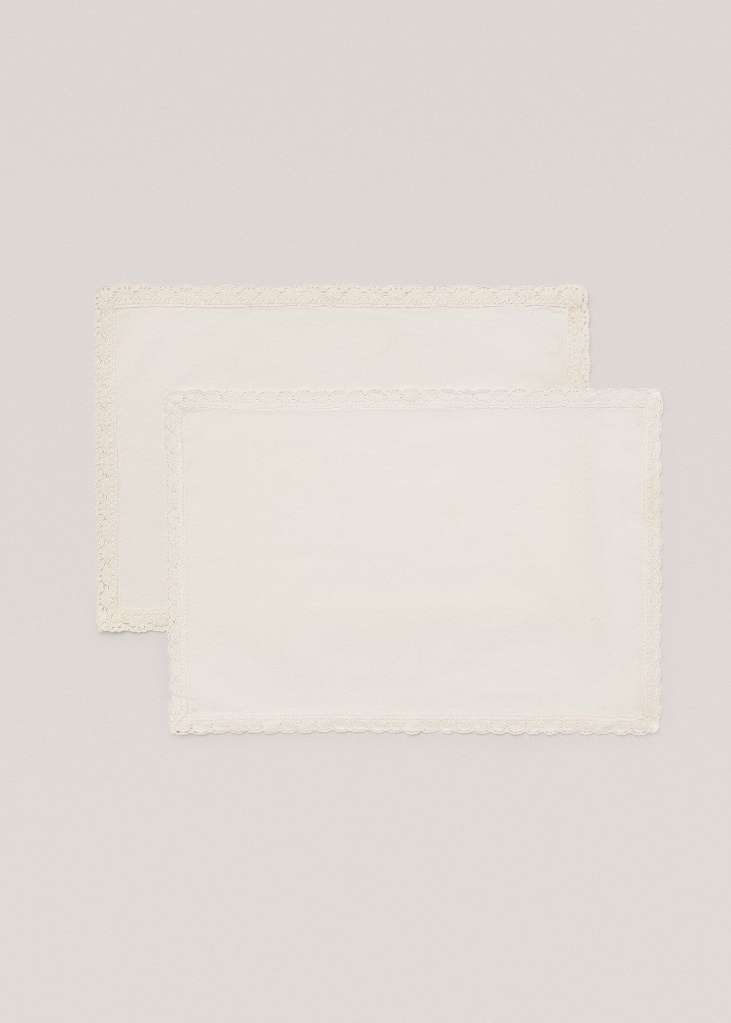 Set de table dentelle 100 % coton - Article sans modèle