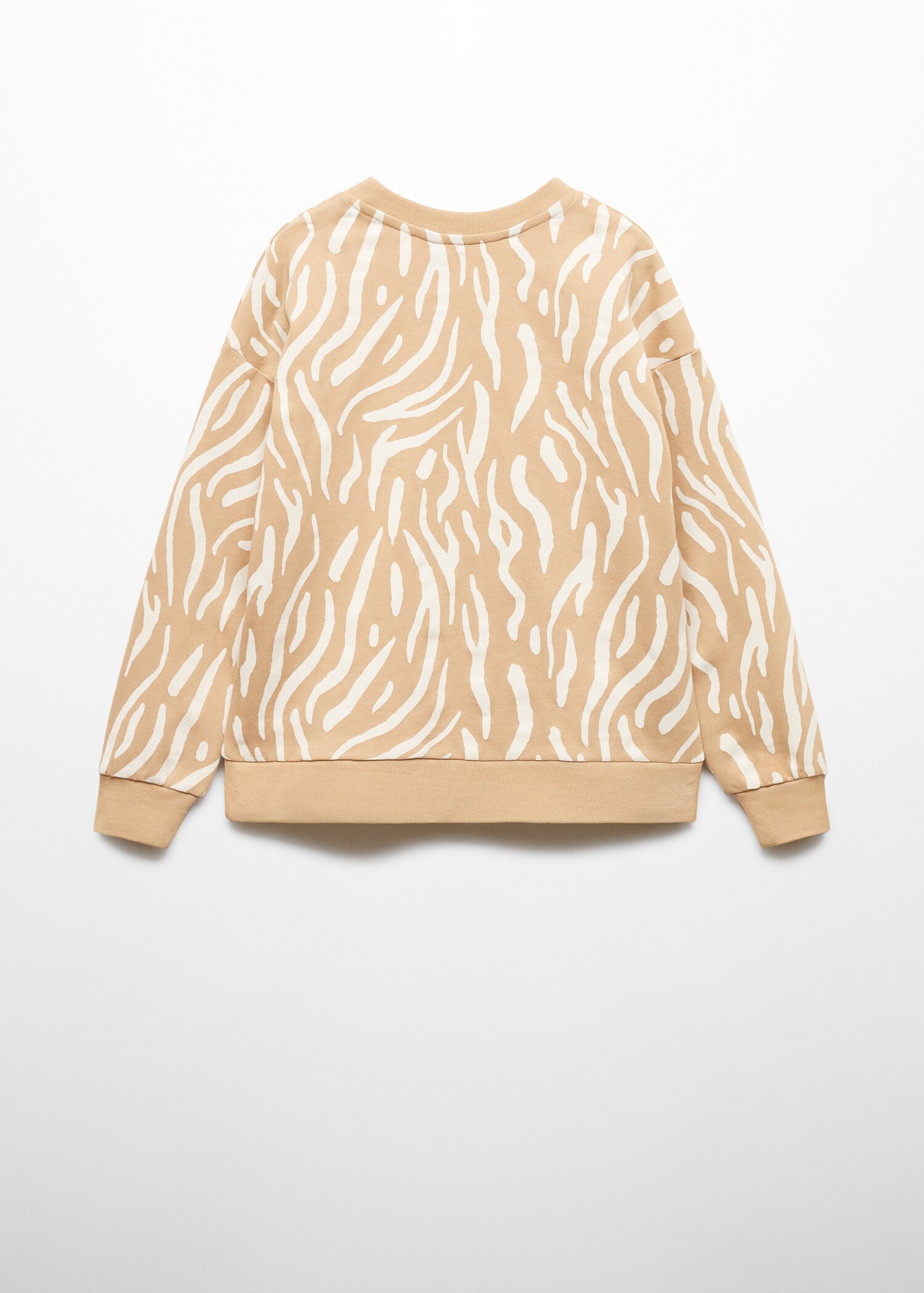 Printed cotton sweatshirt - Reverse of the article