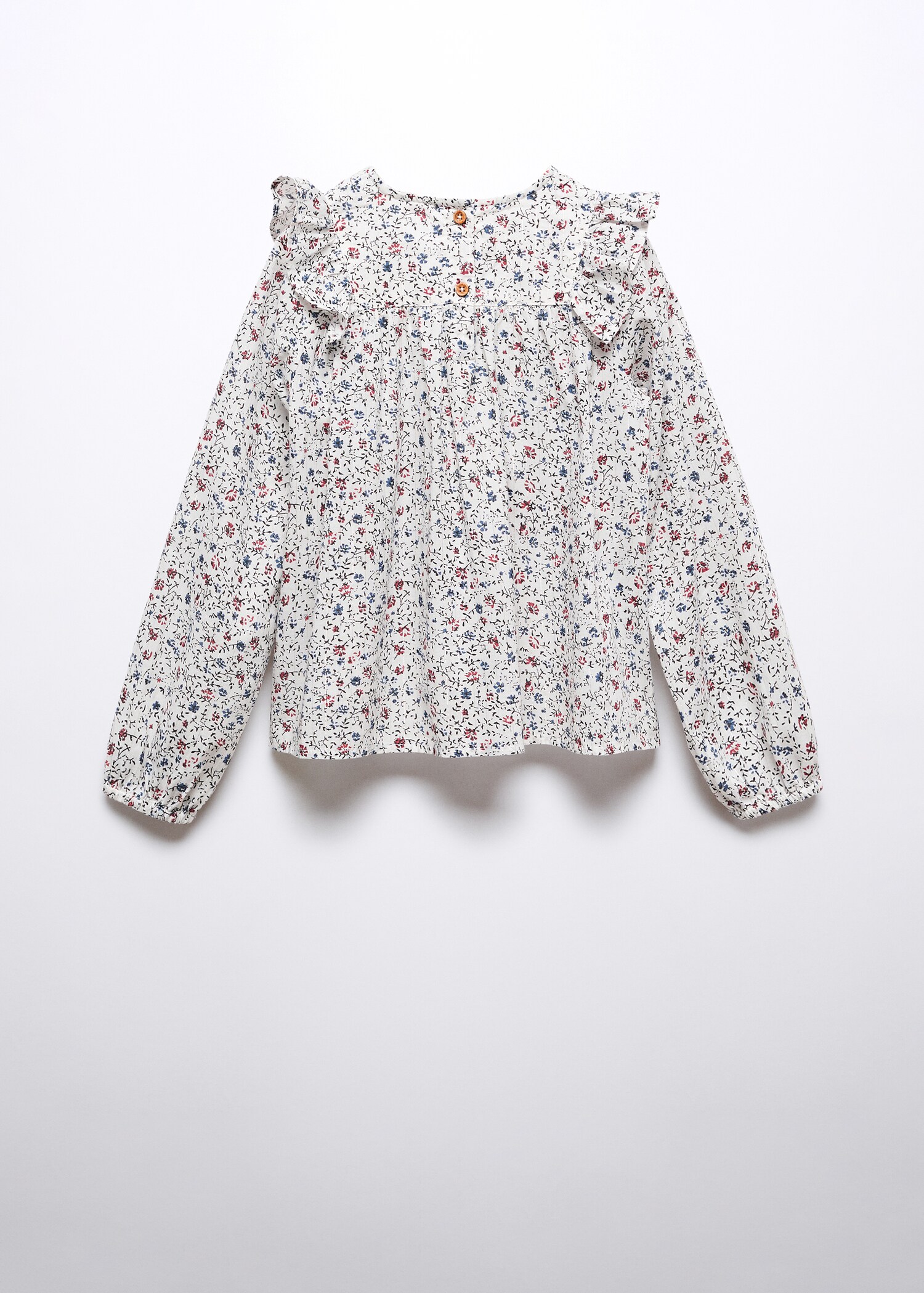 Floral print blouse - Обратна страна на артикула