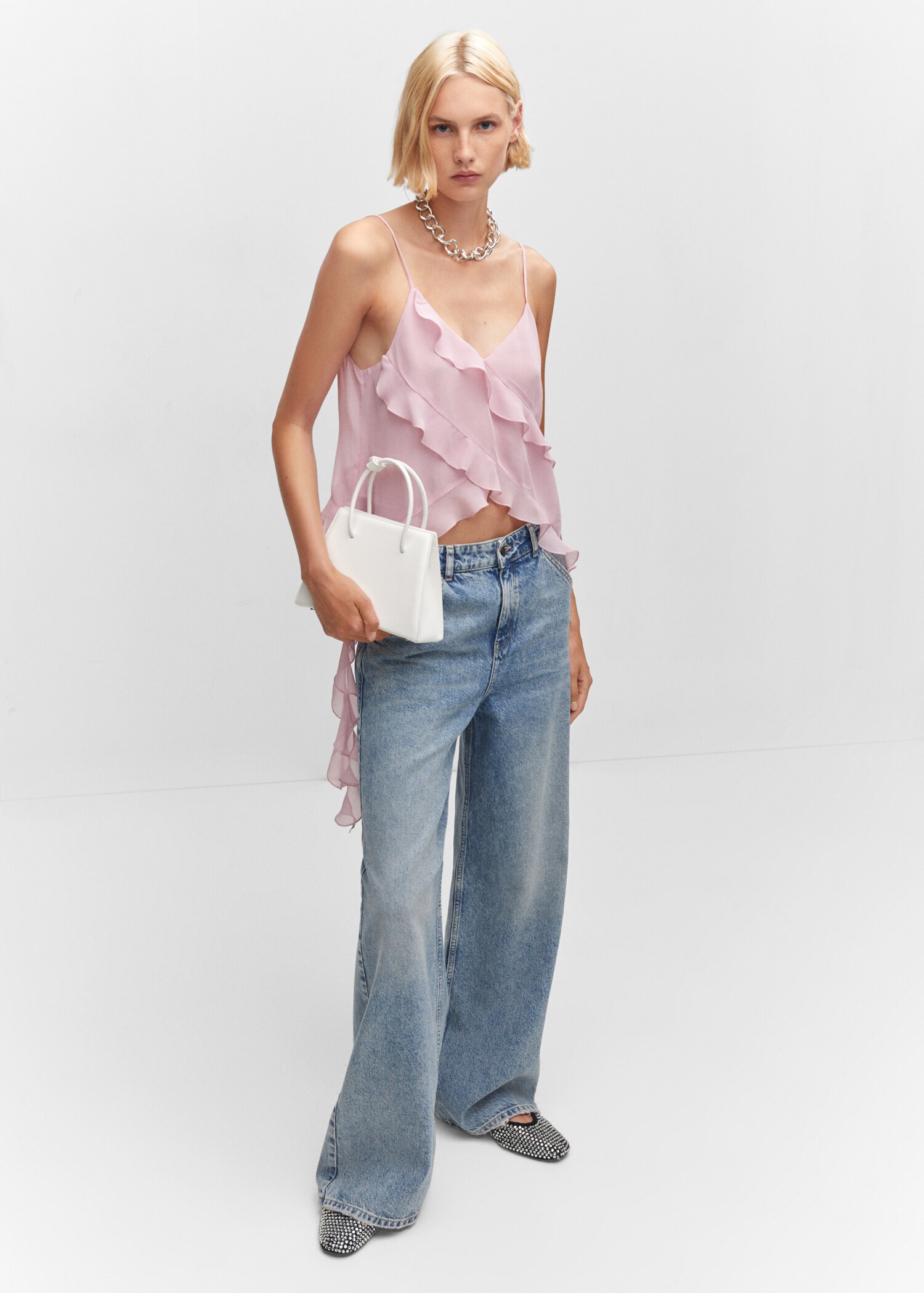 Top met ruches en chiffon - Detail van het artikel 2