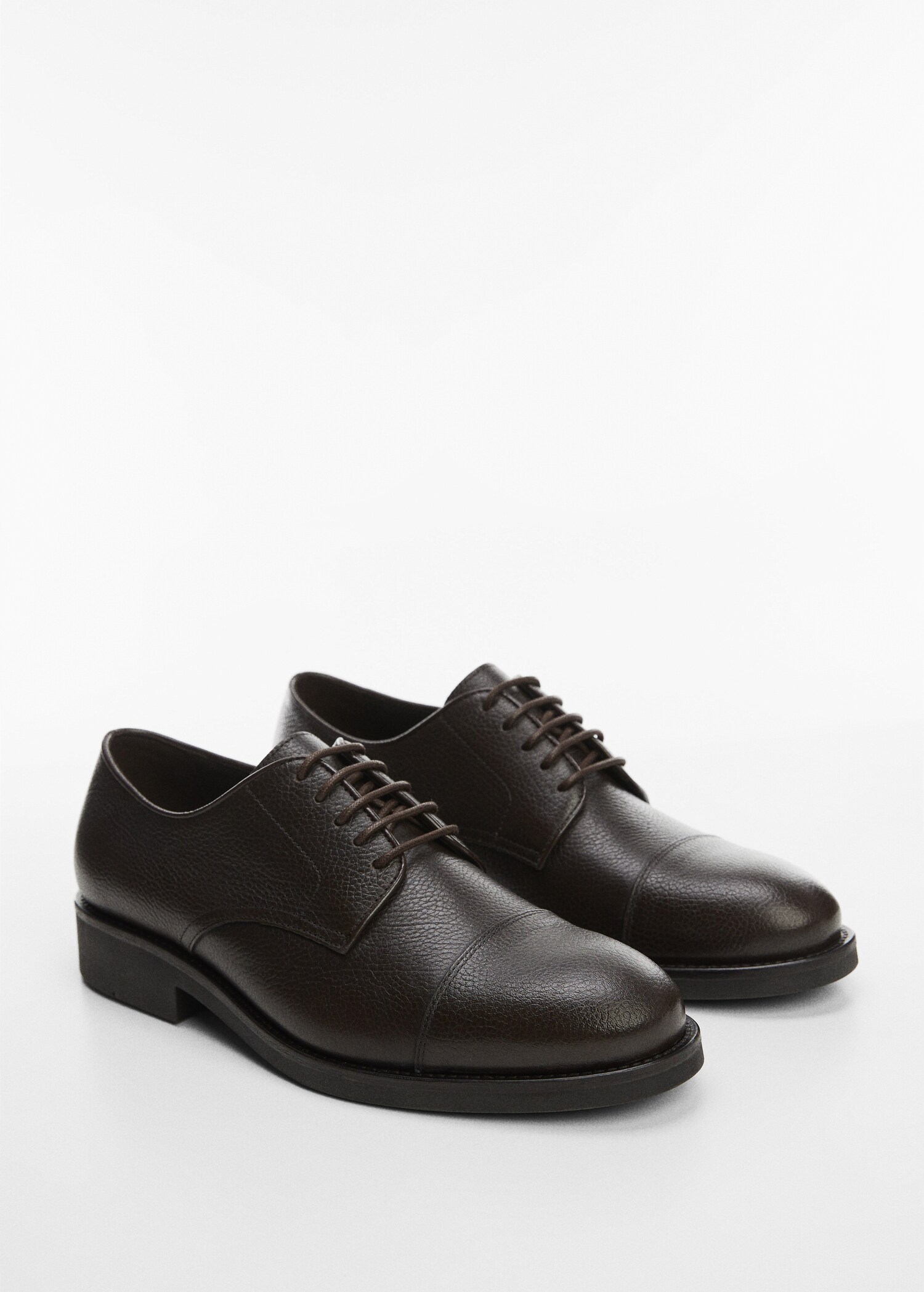 Leather suit shoes - Medium plane