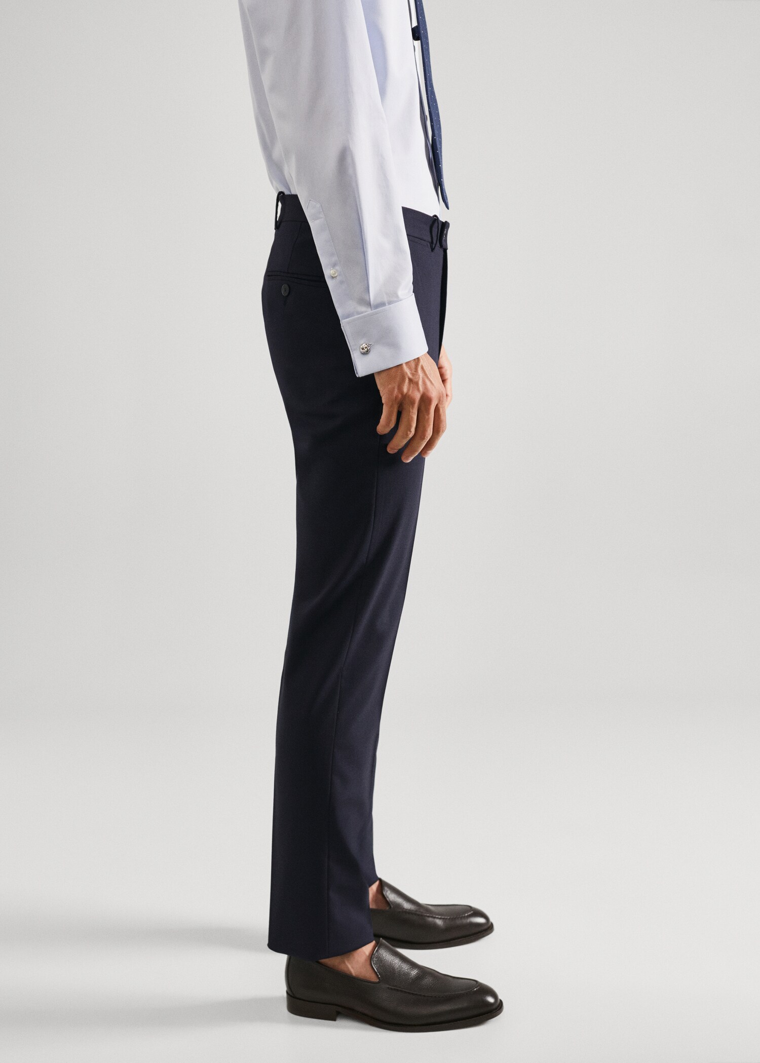 Wollen slim-fit pantalon - Detail van het artikel 2