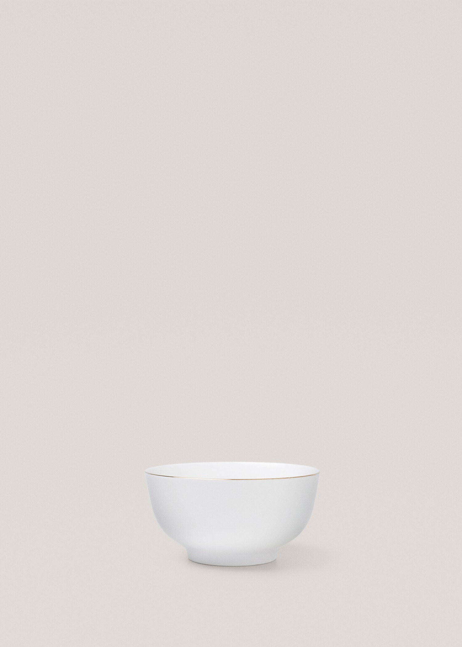 Gold-rimmed bowl - Article without model