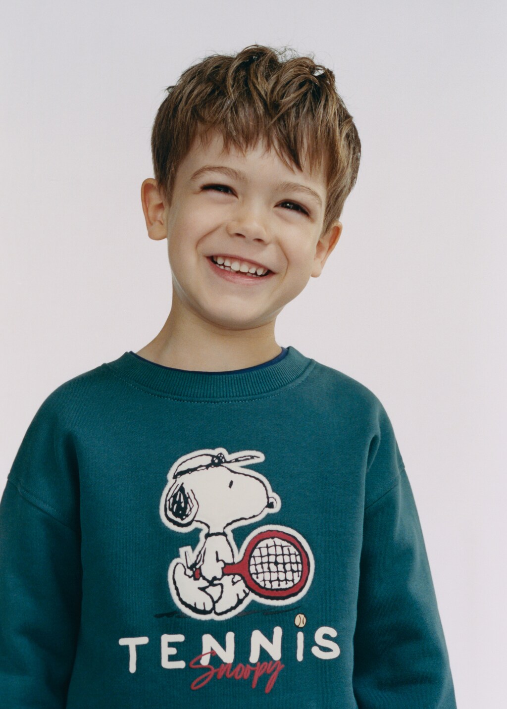 SNOOPY - ニコちゃんセレクト Snoopy cotton sweatshirt - Kids | MANGO Kosovo