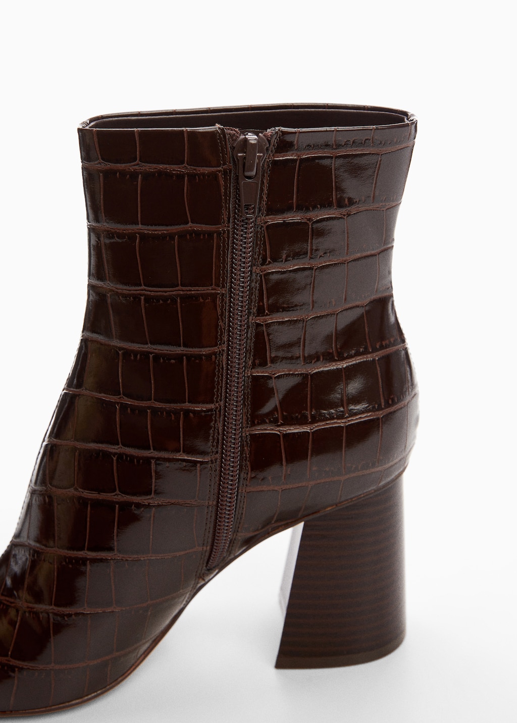 Ankle boots with square toe heel Women MANGO Montenegro