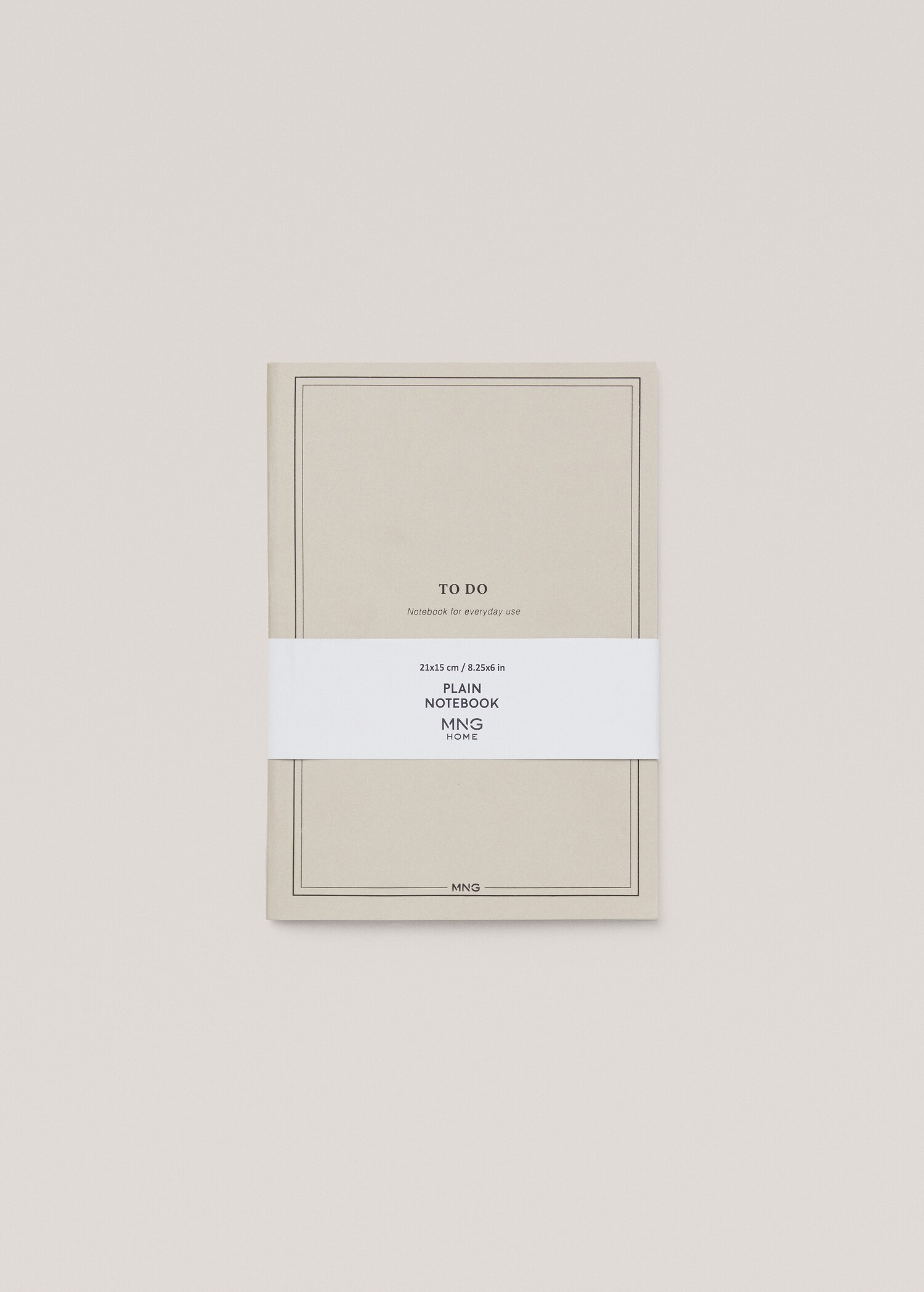Plain notebook 21x15cm - Article without model