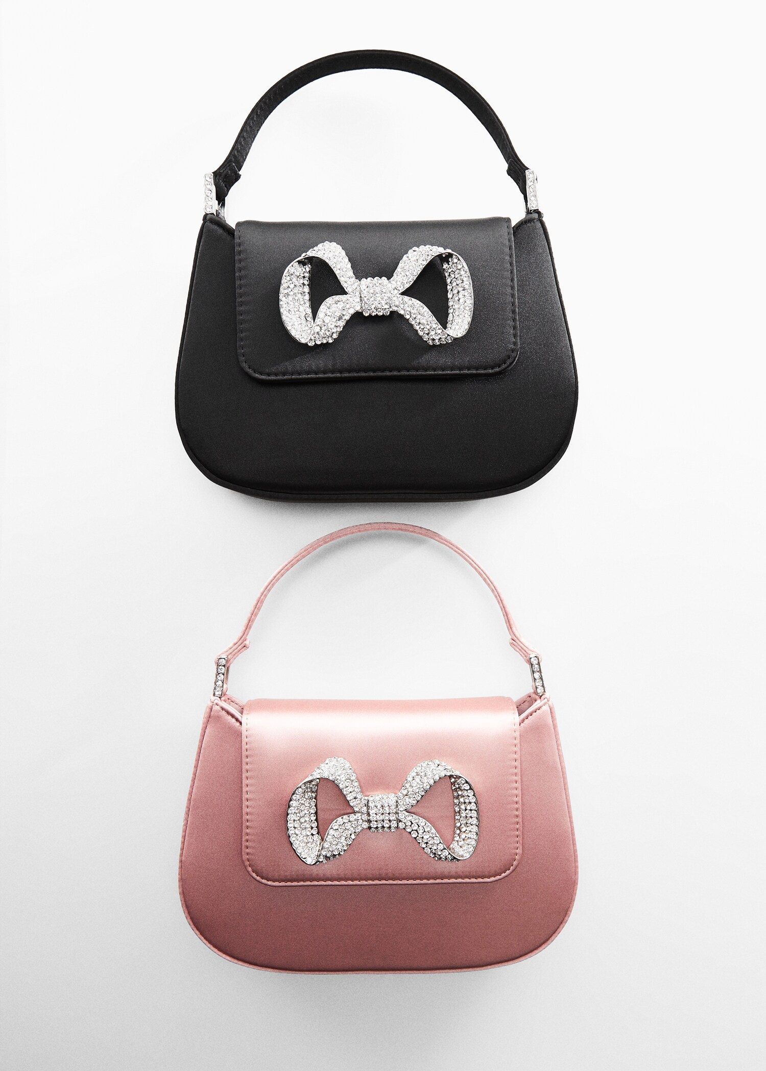 Rhinestone bag with flap and bow - Detaliu al articolului 5