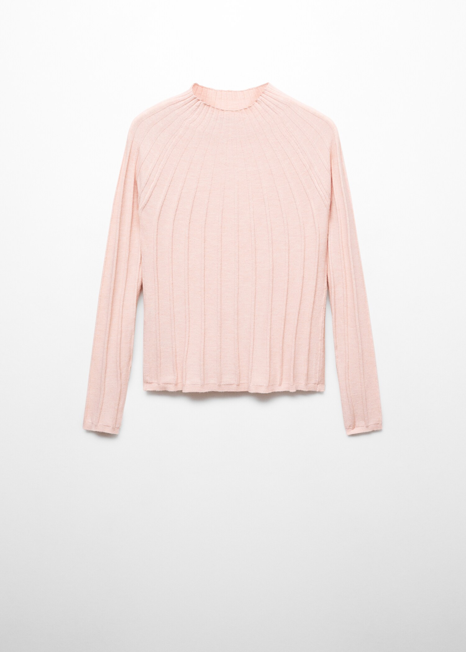 Pull-over côtelé col montant - Article sans modèle