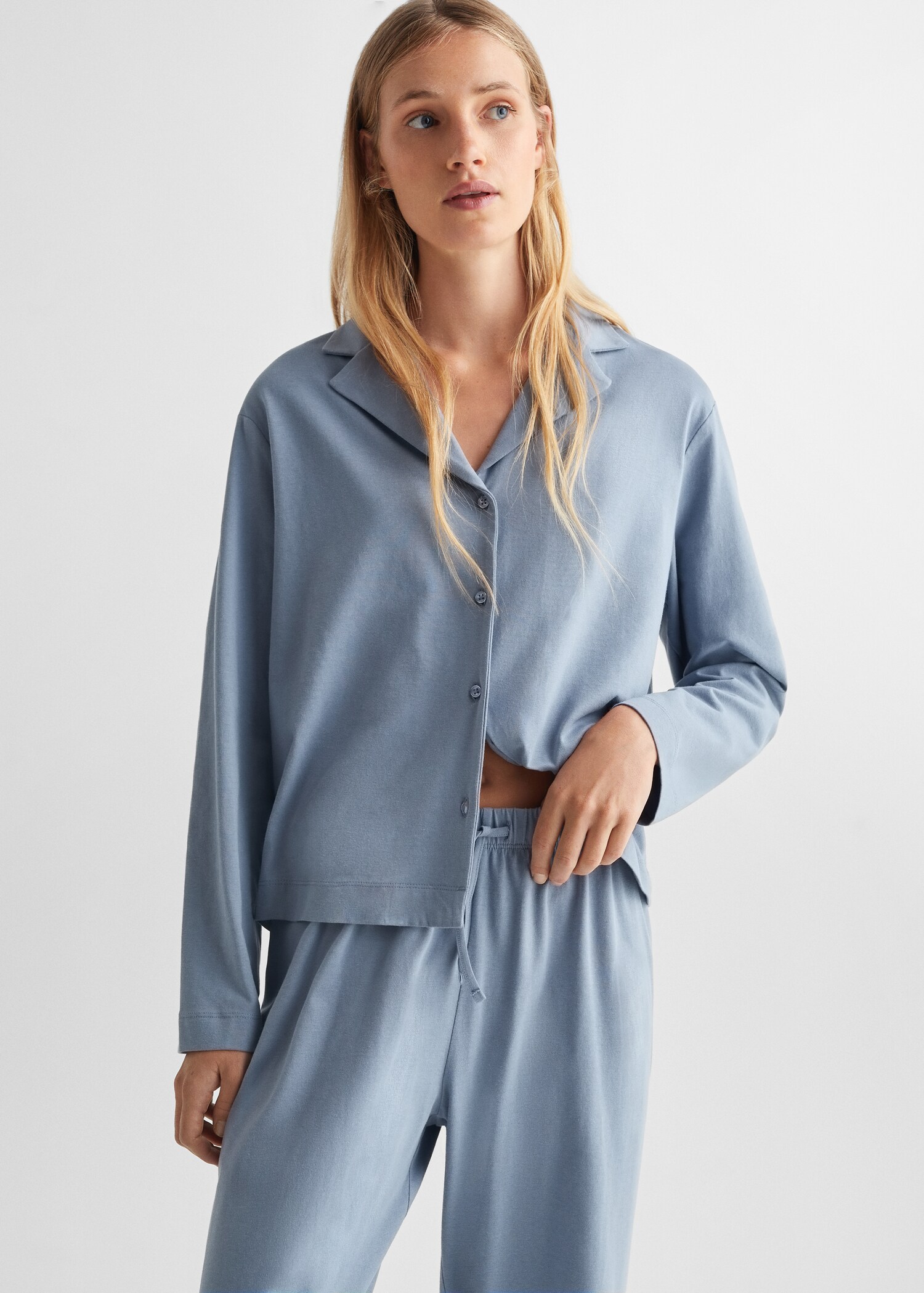 Cotton long pyjamas - Medium plane