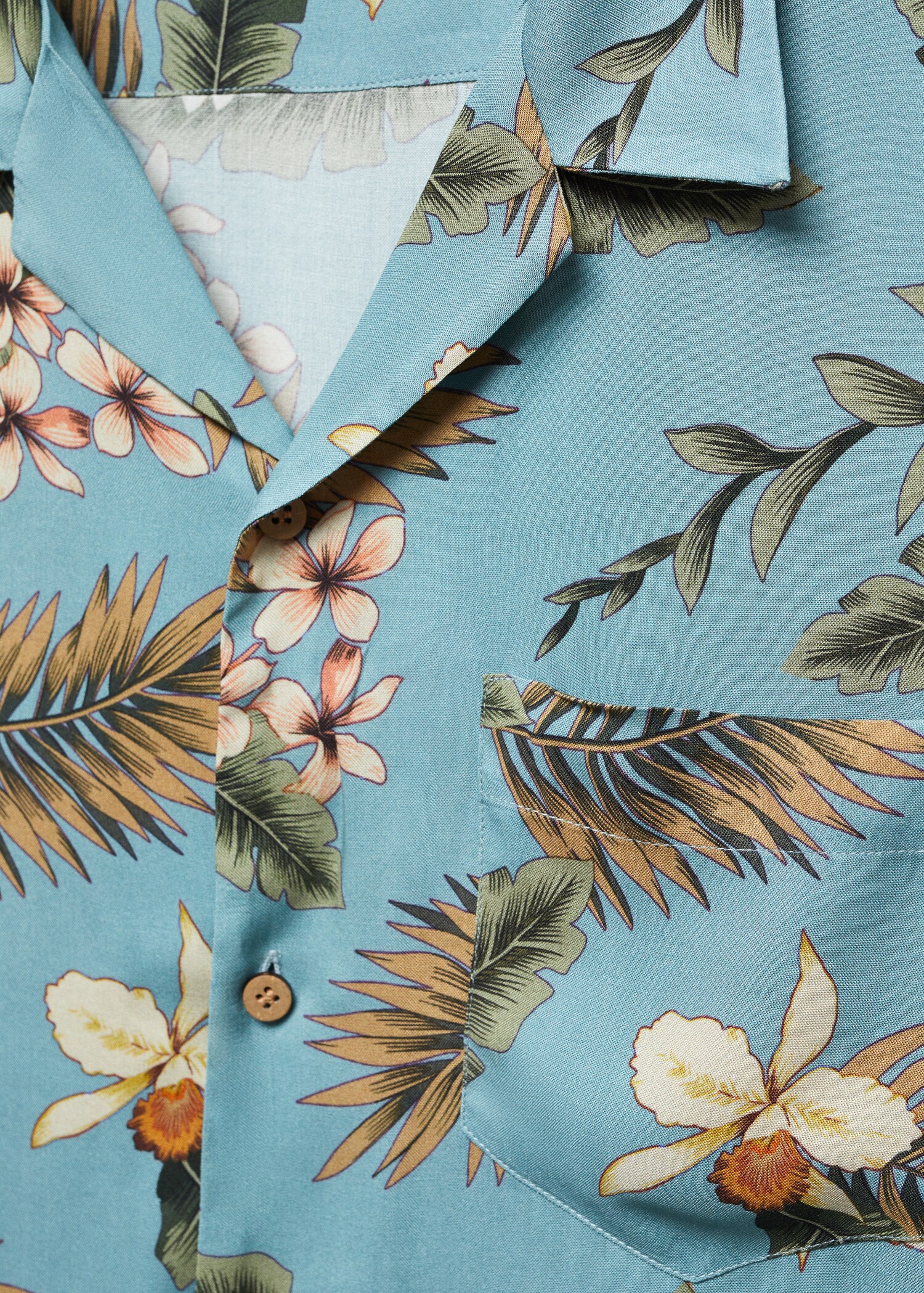 Chemise regular-fit en imprimé hawaïen - Détail de l'article 8
