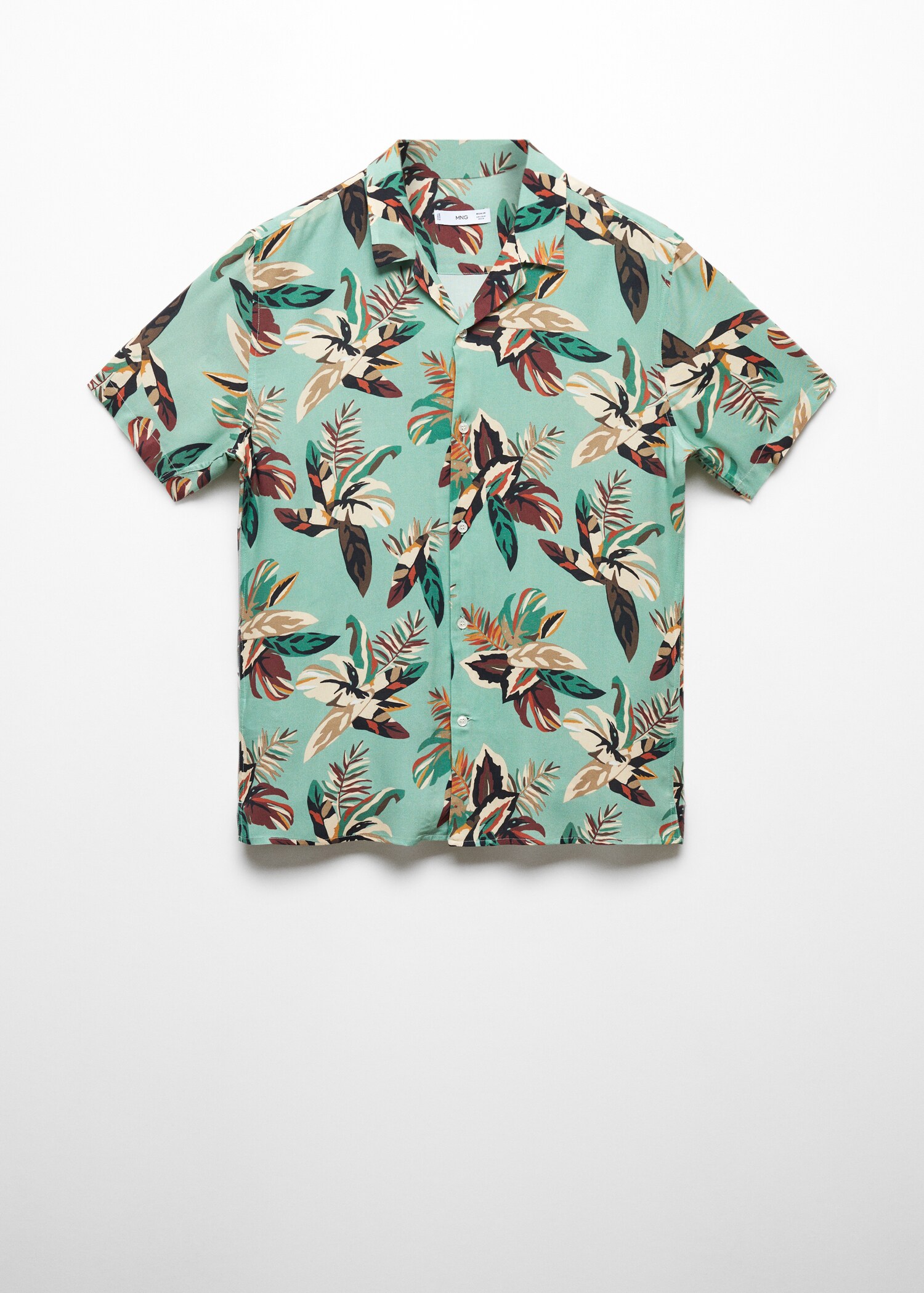 Camisa regular fit estampado floral - Artículo sin modelo