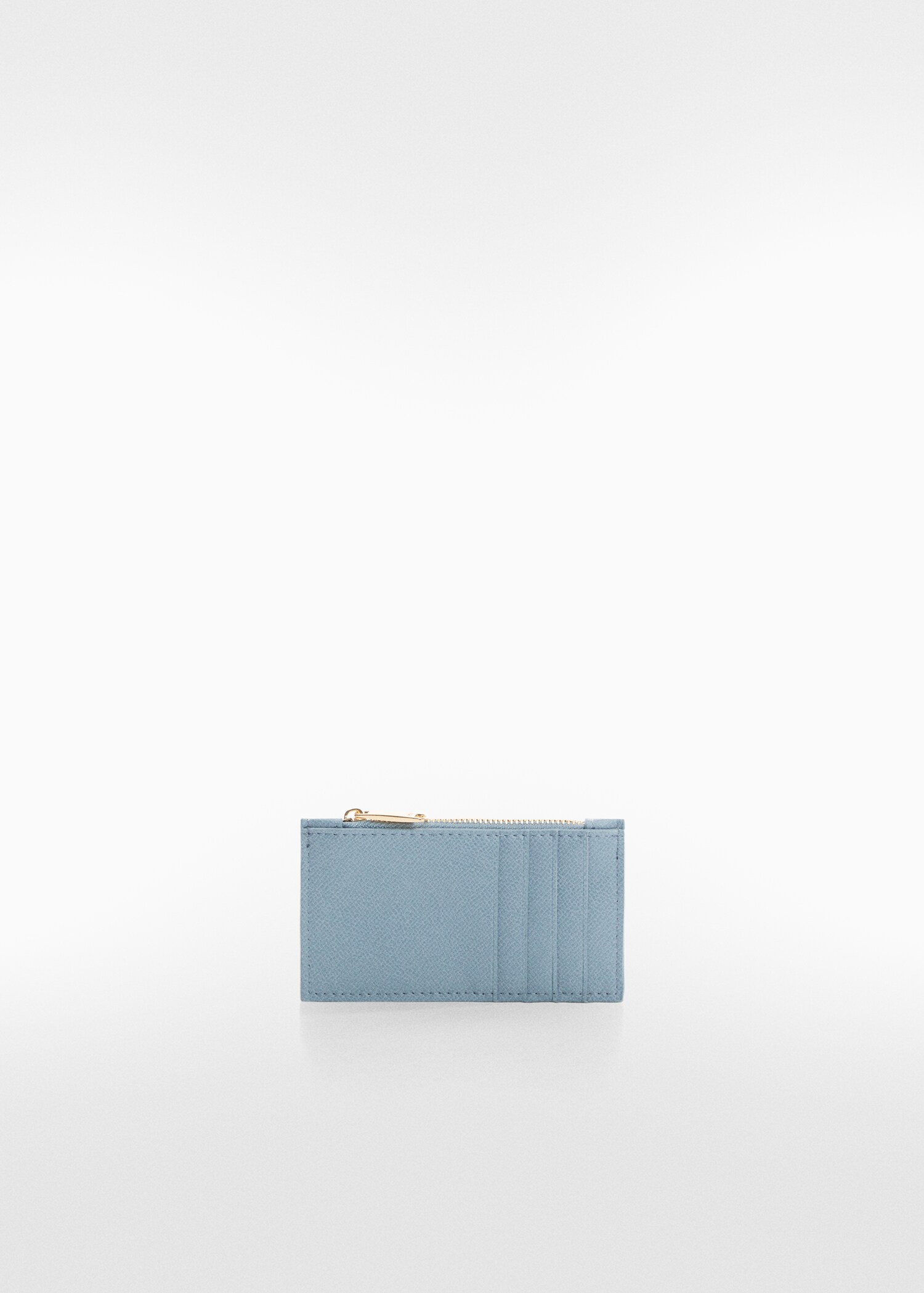 Saffiano-effect cardholder - Medium plane