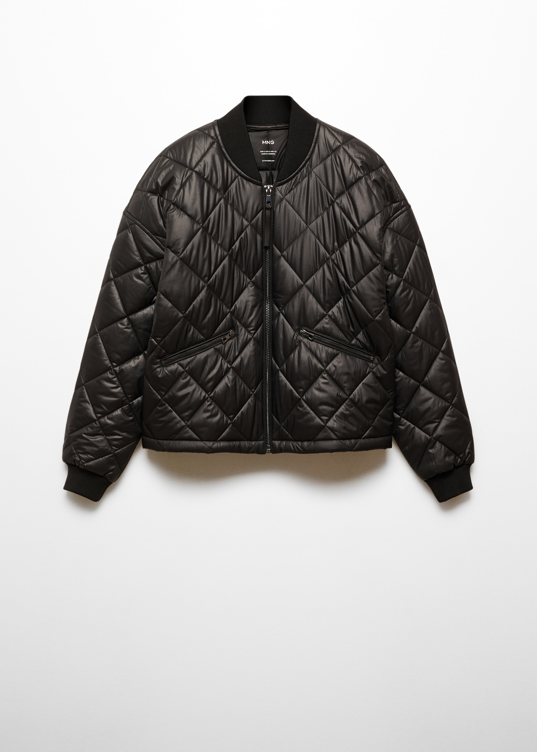 Waterproof quilted bomber jacket - Article without model