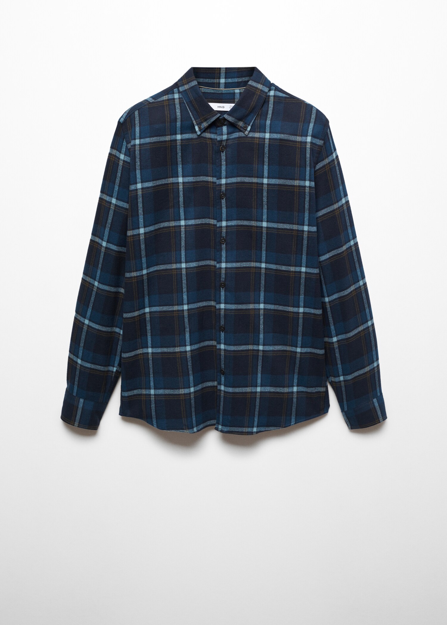 Regular fit checked flannel shirt Men MANGO Vietnam