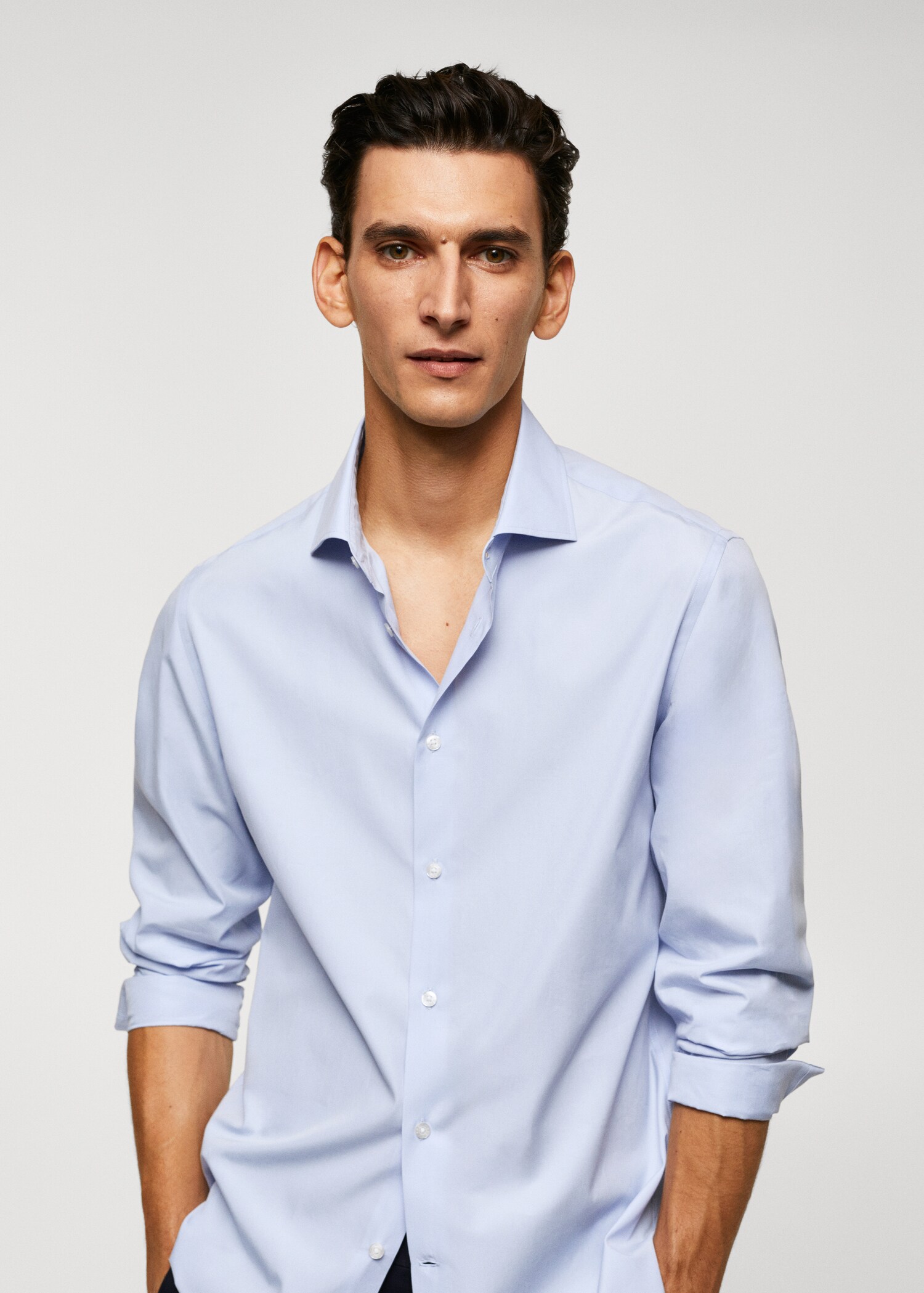 Chemise slim fit 100 % coton - Détail de l'article 1