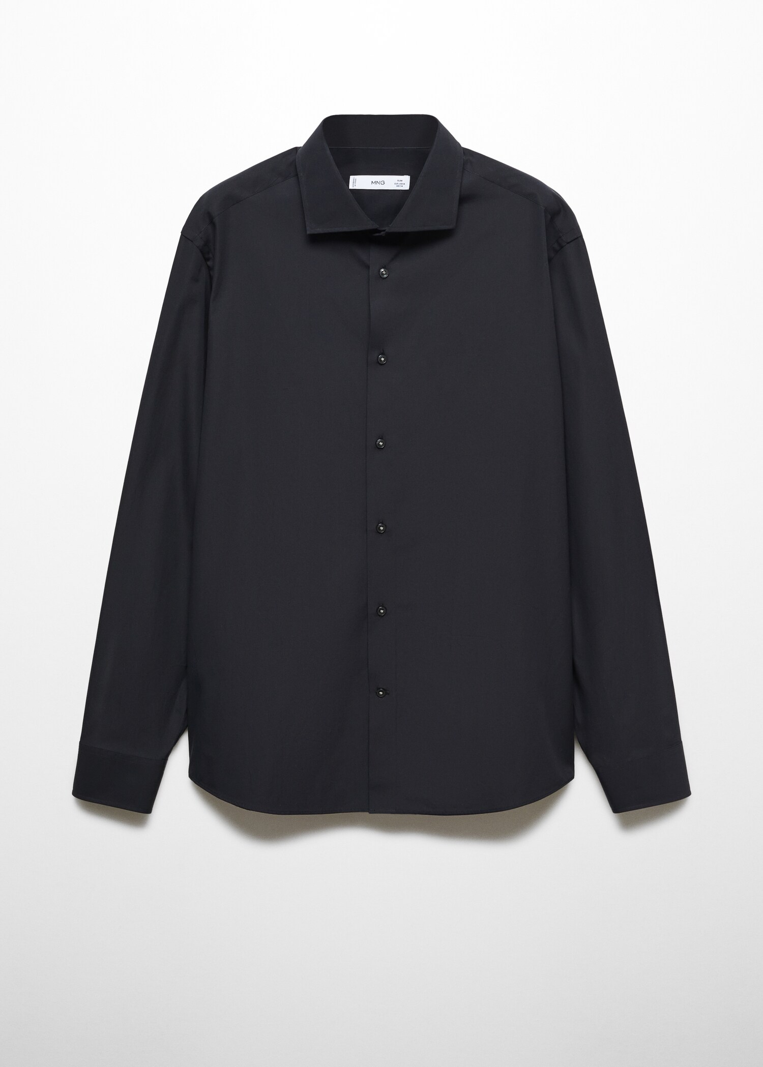 Рубашка slim fit 100% хлопок - Изделие без модели