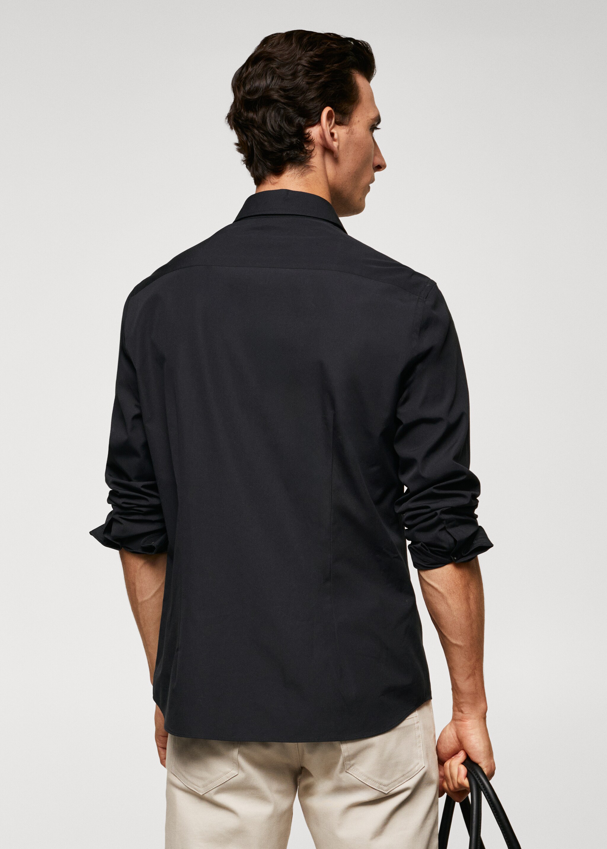 Camisa slim fit 100% algodón - Reverse of the article