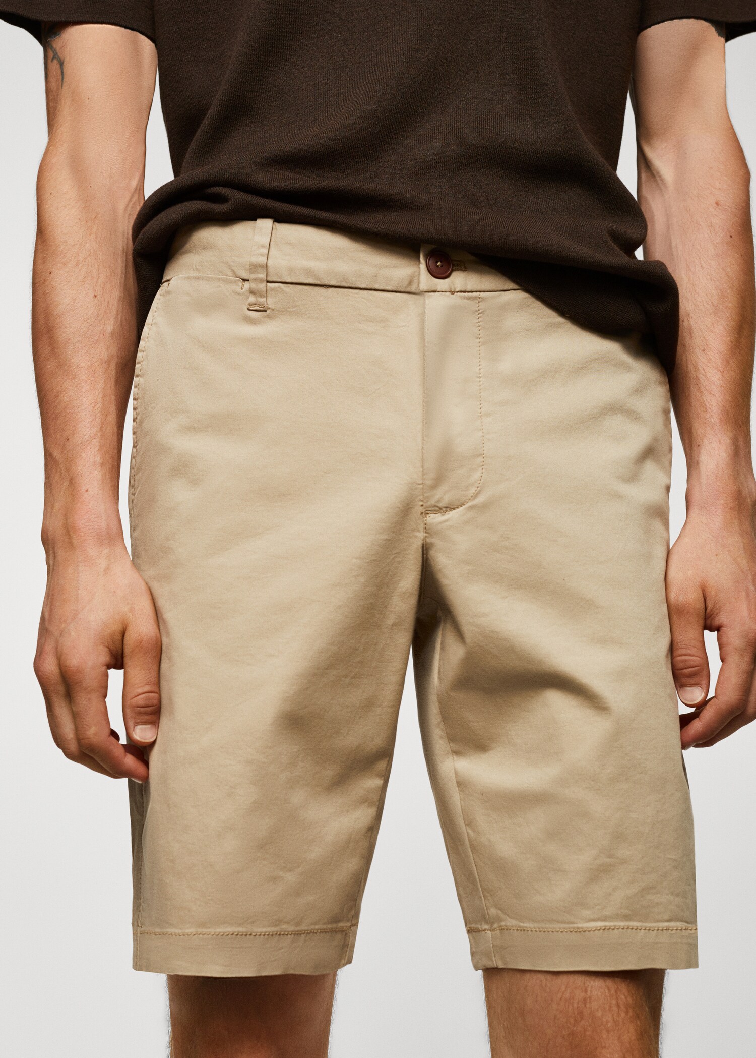 Bermuda slim-fit chino coton - Détail de l'article 1