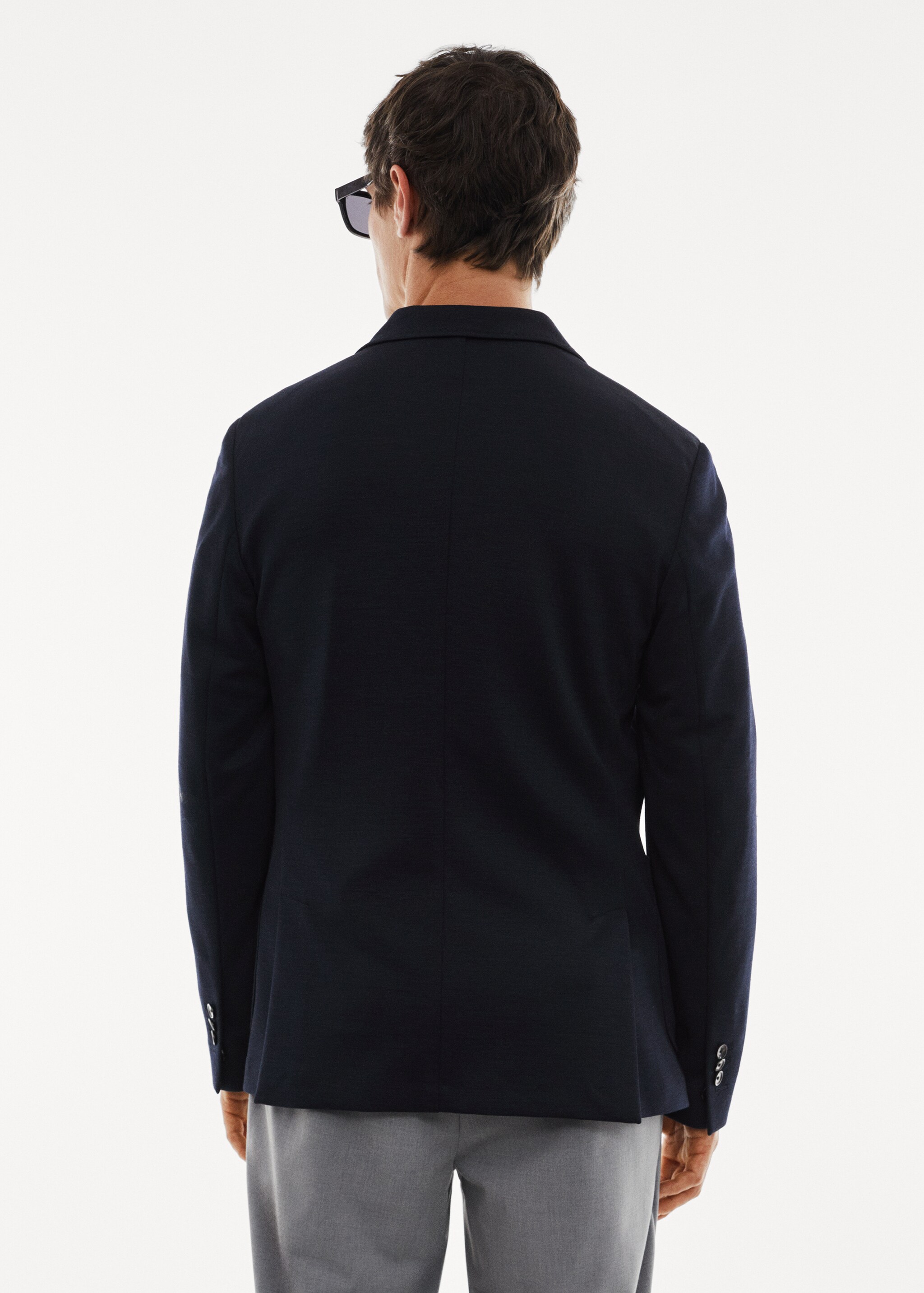 Veste laine stretch - Reverse of the article