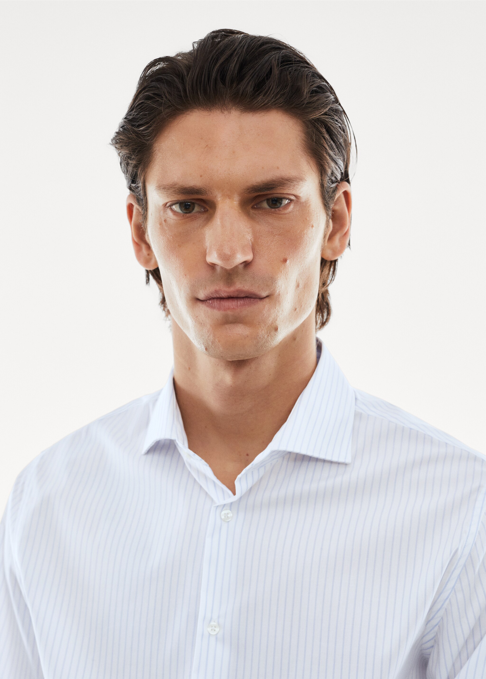 Camisa traje microestructura strech - Details of the article 1