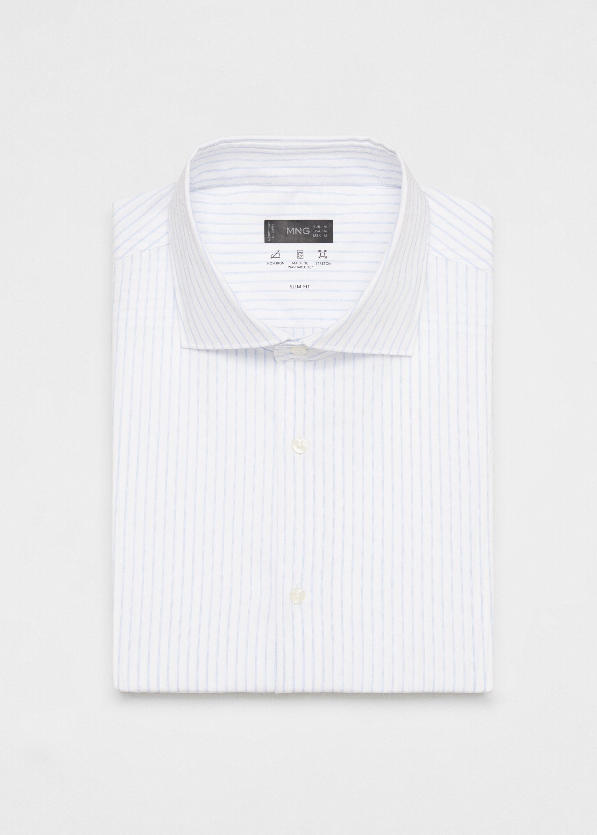 Stretch micro-structure suit shirt - Details of the article 8