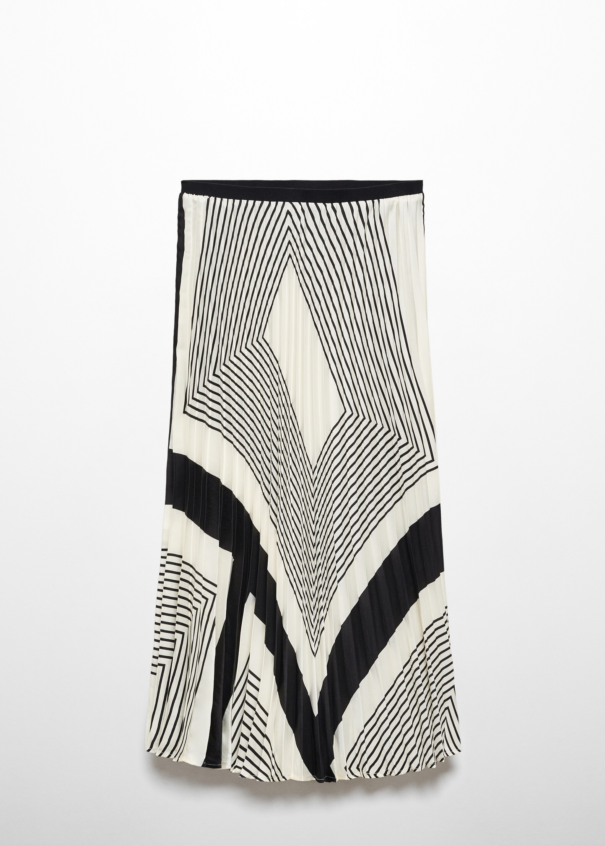 Stripes pleated skirt - Article without model